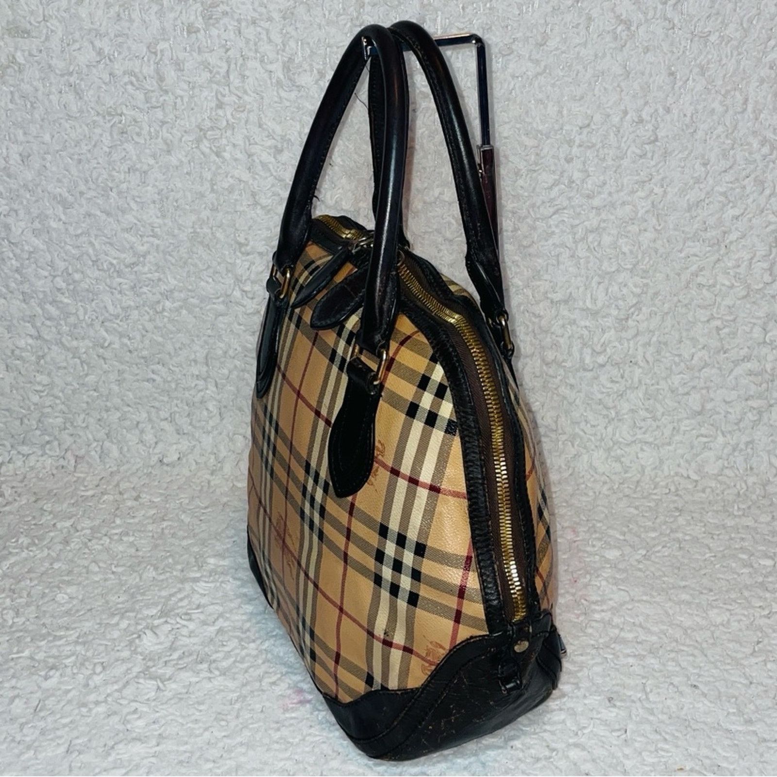 Burberry Burberry Haymarket Check Orchard Bowler Bag Size ONE SIZE - 2 Thumbnail