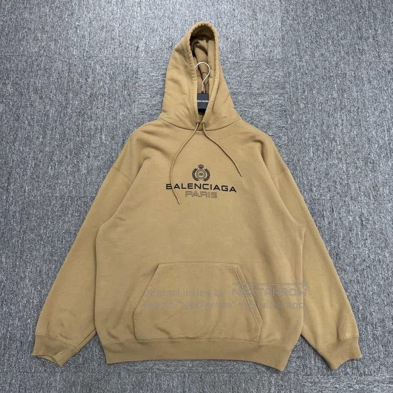Balenciaga Balenciaga Wheat Ear Printed Hooded Sweatshirt Size US L / EU 52-54 / 3 - 1 Thumbnail