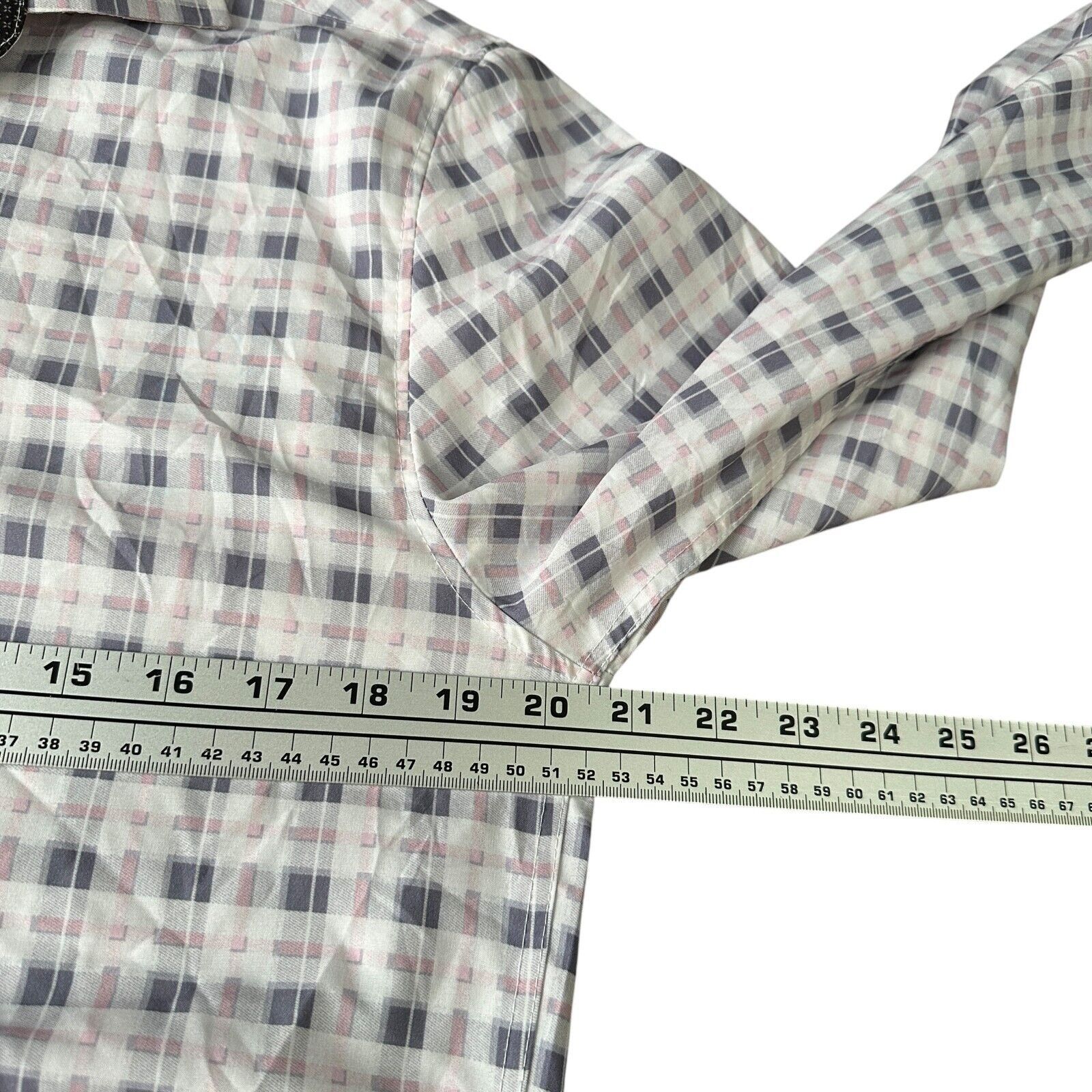 Other WRK 4-Way Stretch Dress Shirt Men’s 15.5 White Gray Pink Size US M / EU 48-50 / 2 - 8 Thumbnail