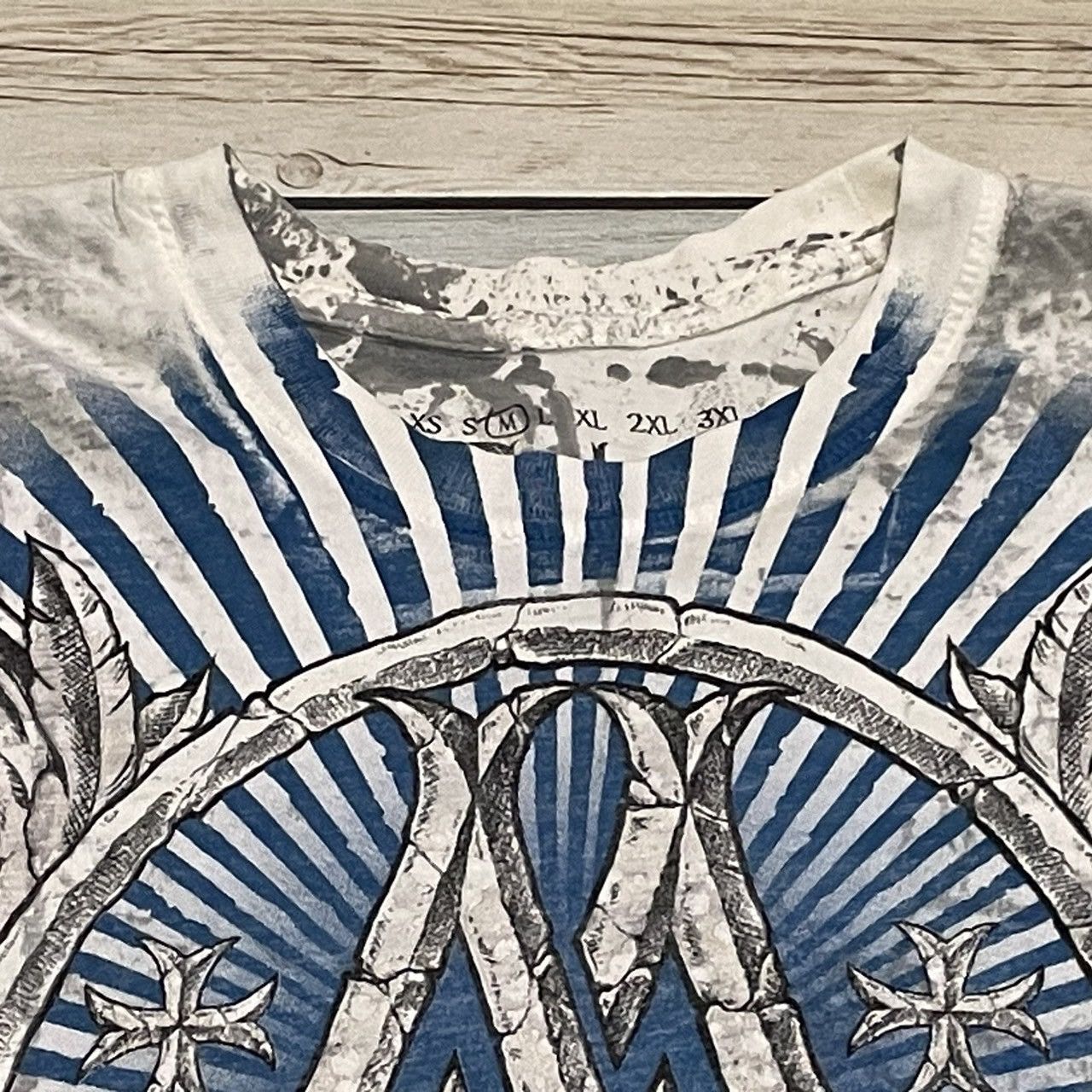 Affliction × Southpole × Tapout Rare Archaic By Affliction Wings Cross Tee Y2K Style Size US M / EU 48-50 / 2 - 5 Thumbnail