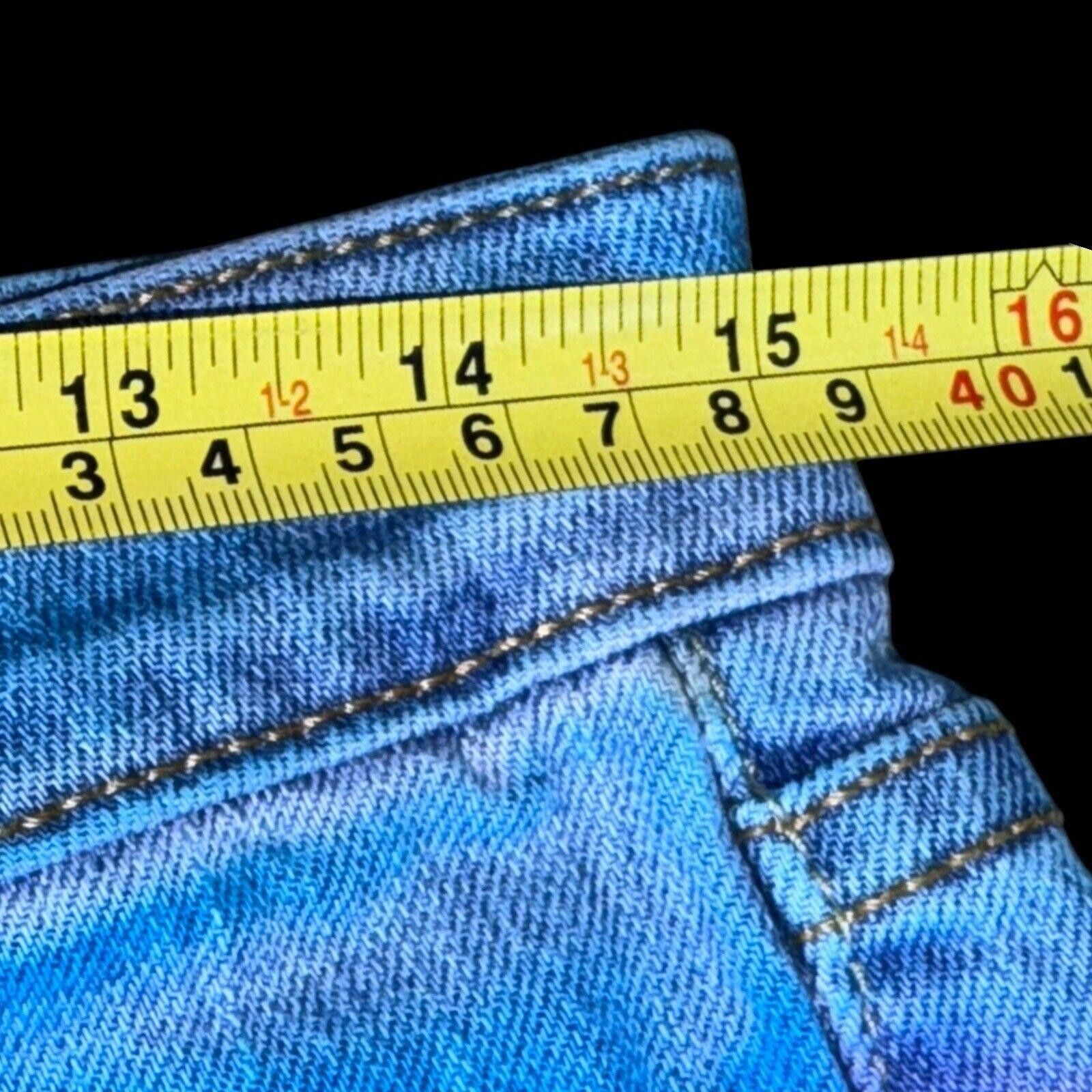 Levi's Levi’s 519 Low Stretch Dip Dyed Cut Off Shorts Sz 7 Jr Size 28" / US 6 / IT 42 - 8 Thumbnail