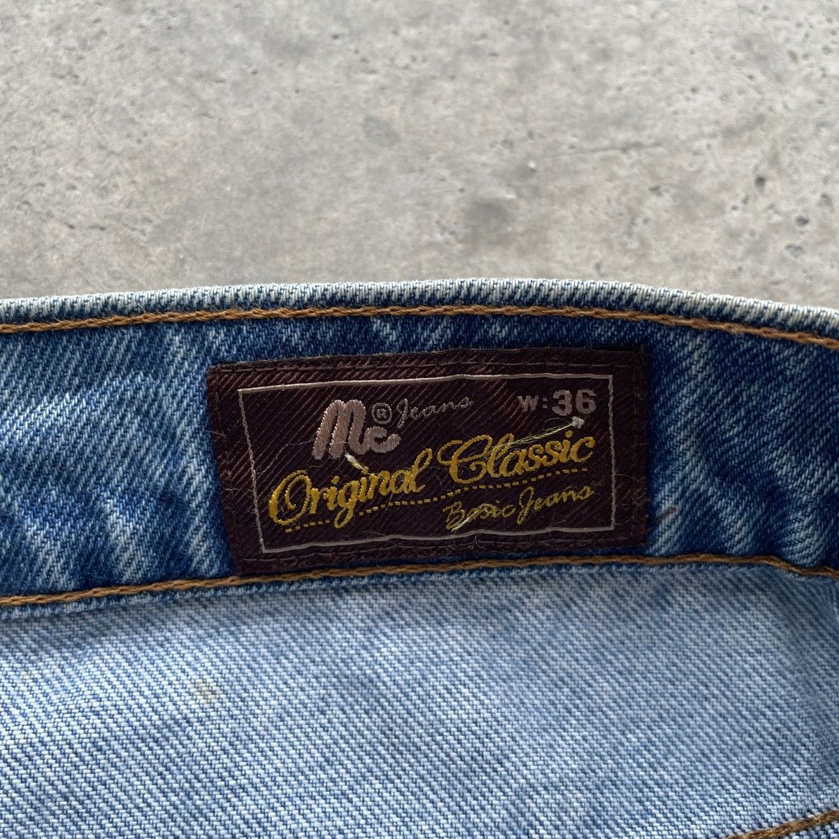Japanese Brand Vintage MC Jeans Rusty Denim Faded Distressed Pants W35 Size US 35 - 8 Thumbnail