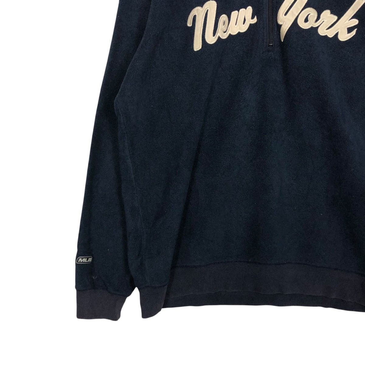 MLB × New York Yankees × Uniqlo 📌Vintage Fleece Half Zipper Jacket Mlb New York Yankees Size US L / EU 52-54 / 3 - 5 Thumbnail