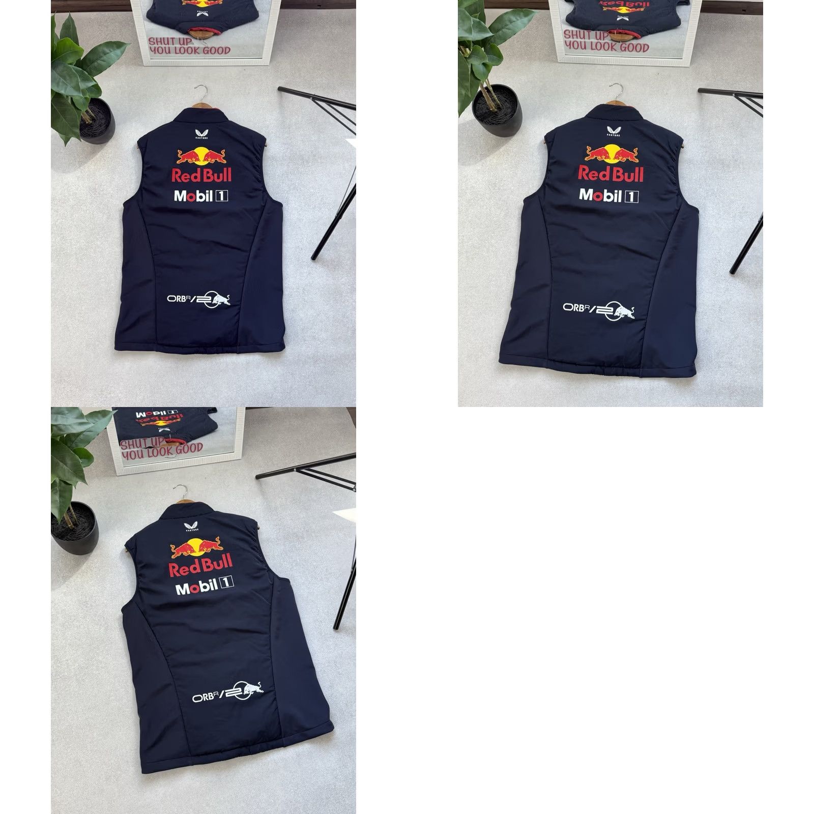 Castore RARE RED BULL RACING FORMULA 1 VEST Castore Sleeveless Navy Blue M Mens Racing Vest Size US M / EU 48-50 / 2 - 8 Thumbnail