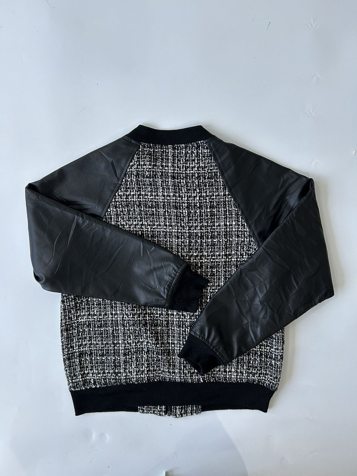 Japanese Brand FAUX LEATHER BOMBER JACKET Size XS / US 0-2 / IT 36-38 - 12 Thumbnail