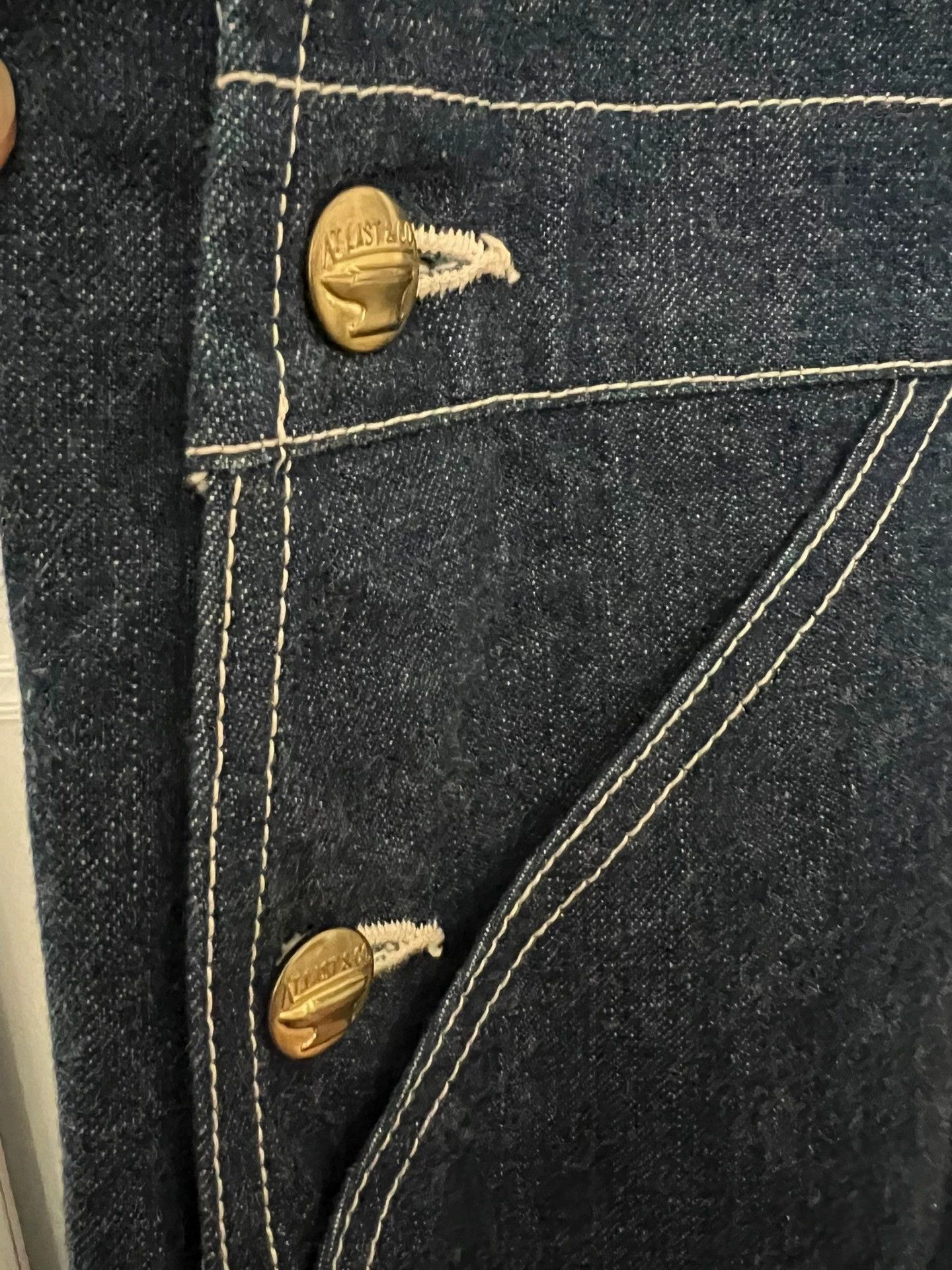 Wtaps at last & co lot 650 heavyweight denim work overalls 34 Size US 34 / EU 50 - 4 Thumbnail