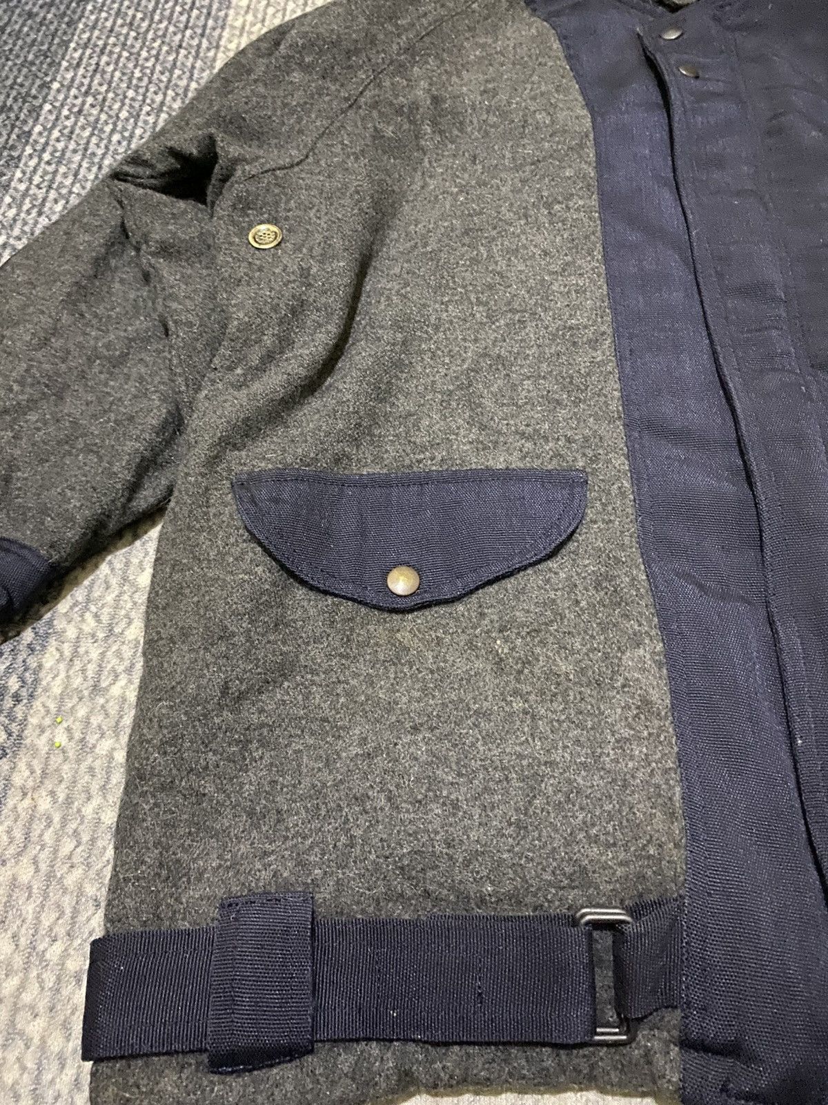 Designer Lupo Di Mare Sina Cova Wool Heavy Jacket Size US M / EU 48-50 / 2 - 5 Thumbnail