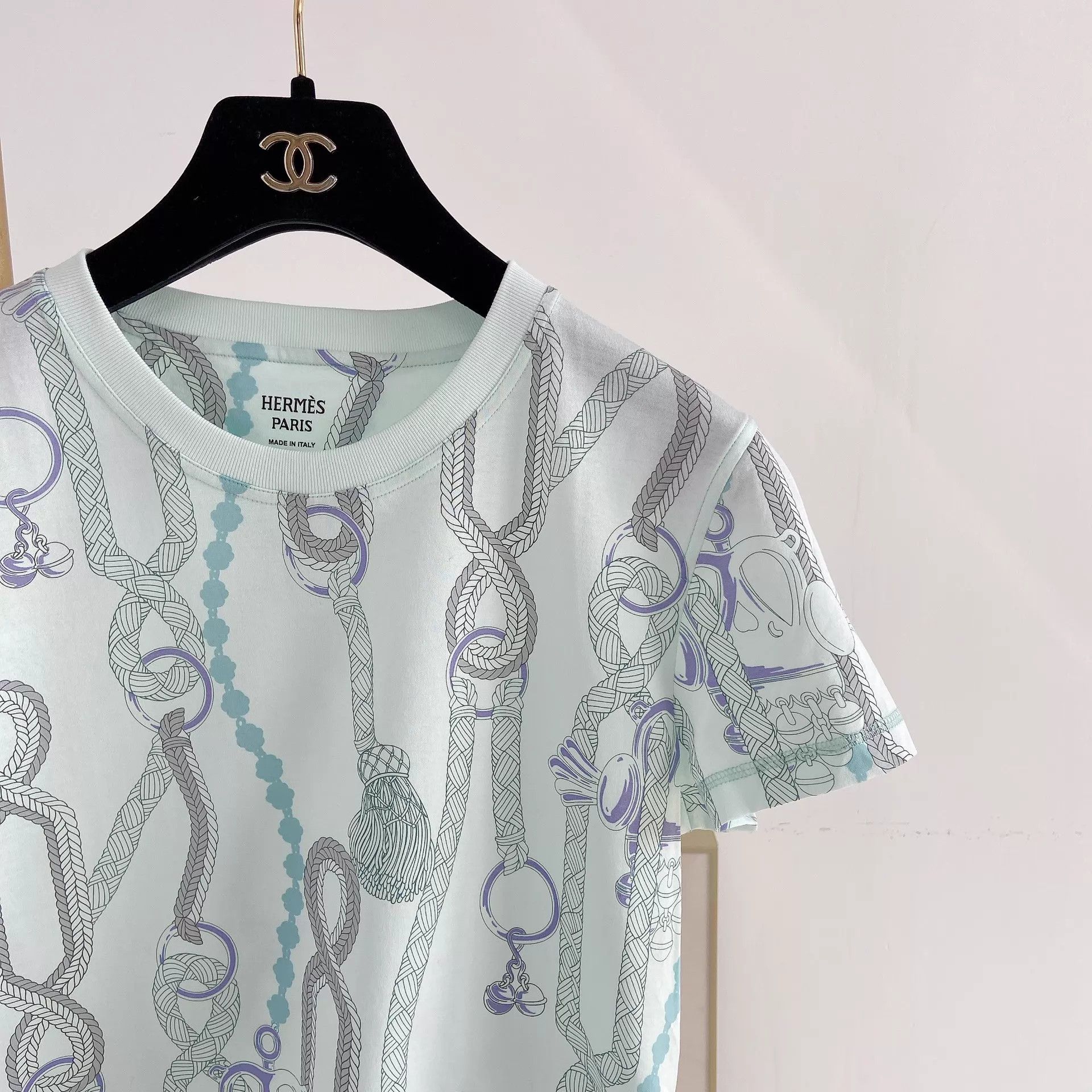 Hermes Hermes Printed T-Shirt 34 Pre-owned Size XS / US 0-2 / IT 36-38 - 3 Thumbnail