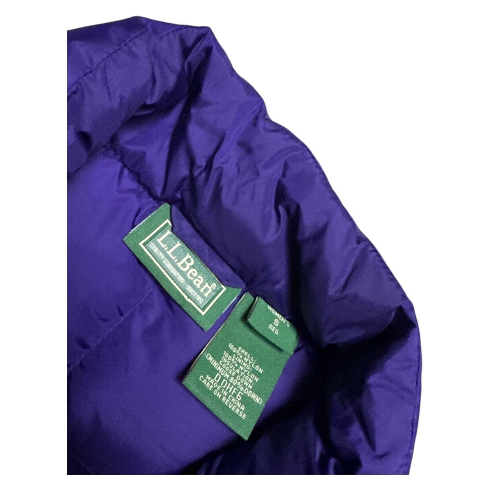 L.L. Bean LL BEAN GOOSE DOWN FILL Designer Retro Winter Puffer VEST Size S / US 4 / IT 40 - 3 Thumbnail