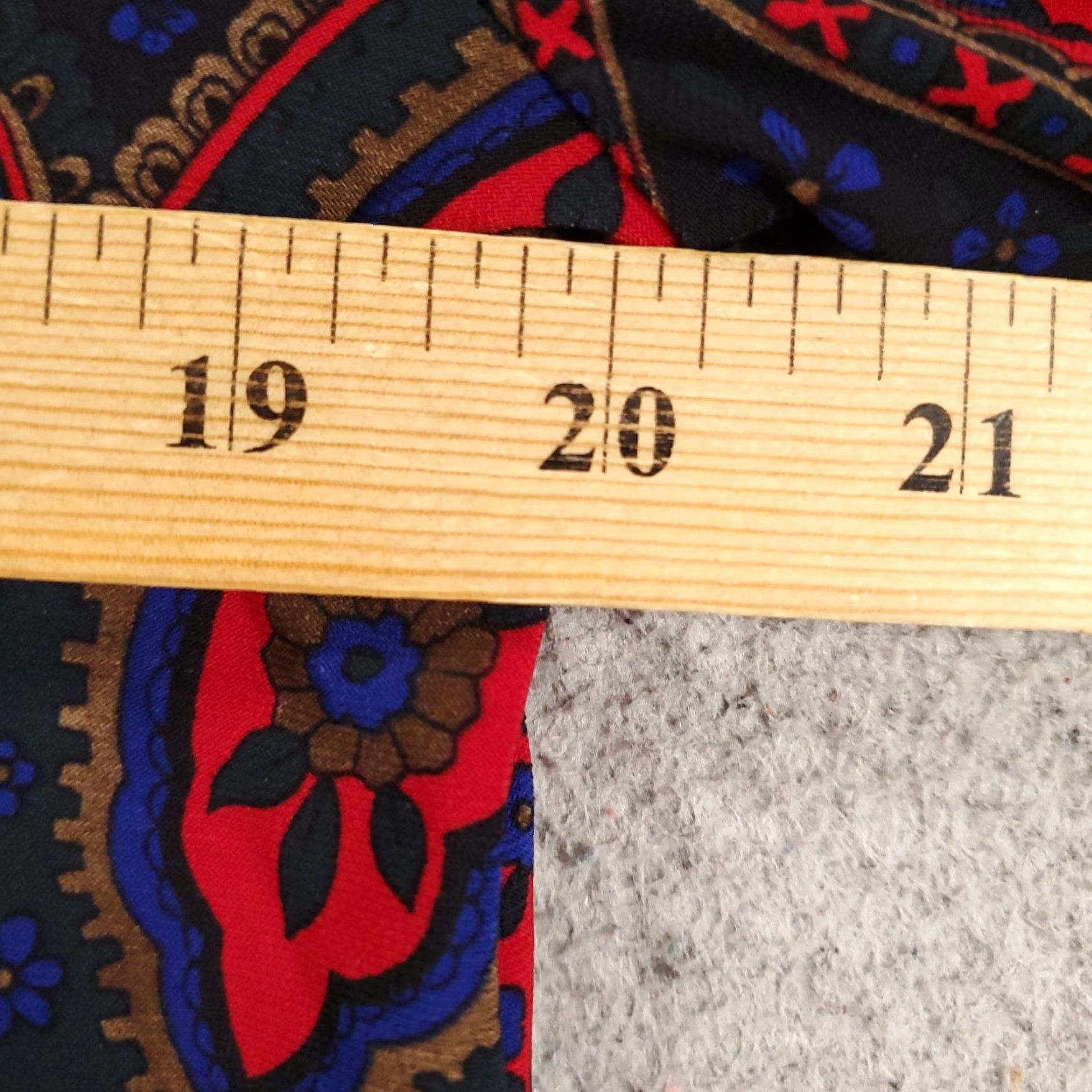 Ralph Lauren Ralph Lauren Tunic Blouse Women Size M Multicolor Paisley Round Neck Long Sleeve Casual Knit Polyester Spandex LRL Size M / US 6-8 / IT 42-44 - 3 Thumbnail