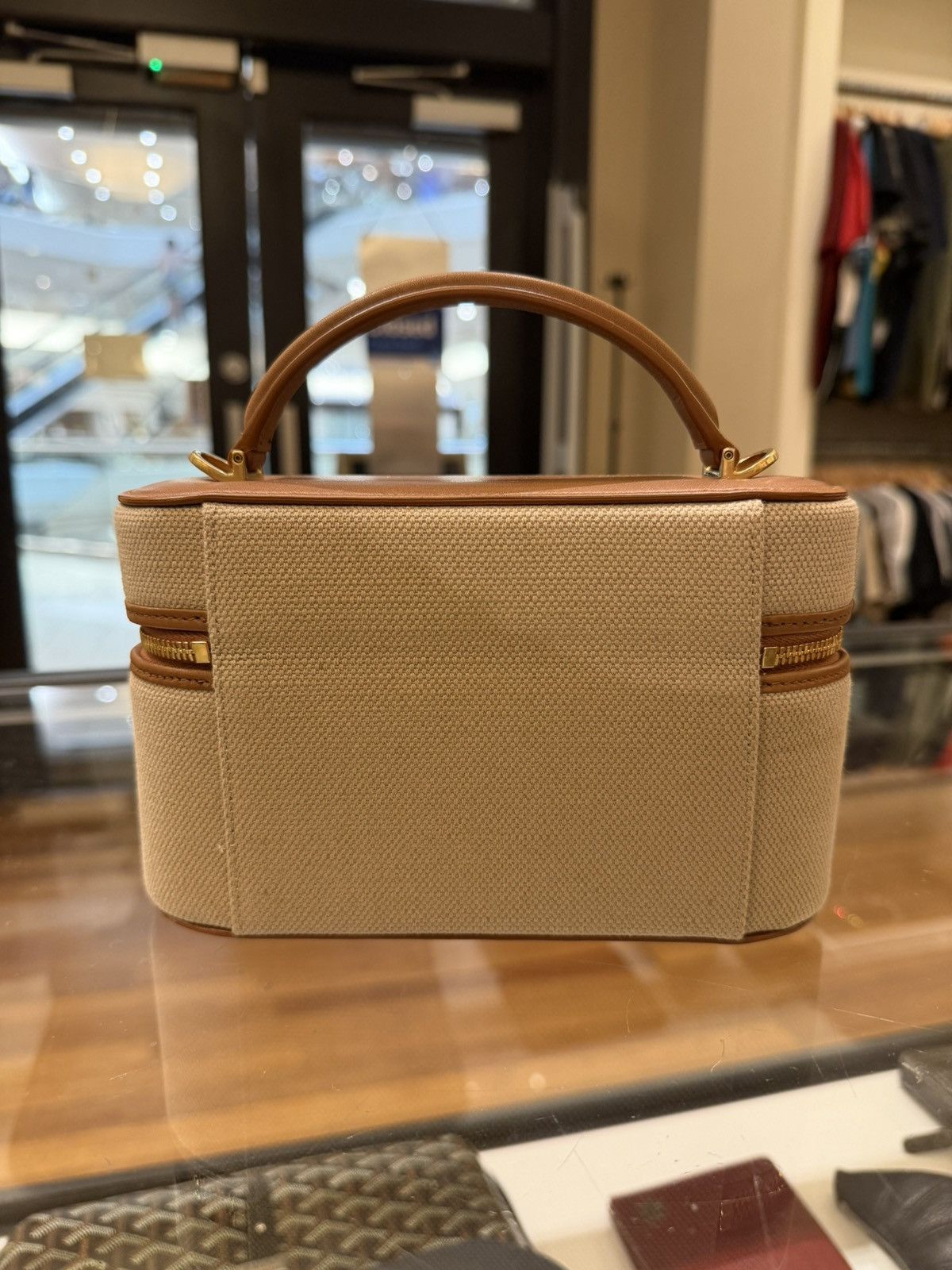 Yves Saint Laurent Saint Laurent Gaby Canvas Mini Vanity Bag Size ONE SIZE - 3 Thumbnail