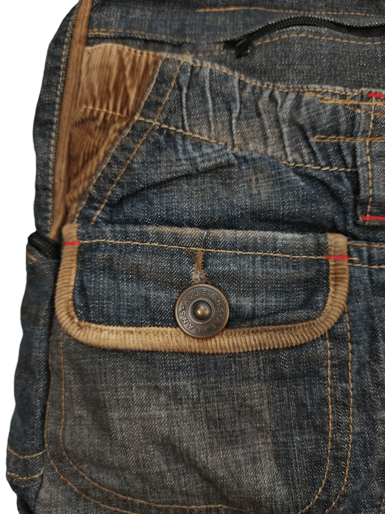 Vintage Vintage A6 Jeans Custom Tote Bag Size ONE SIZE - 9 Thumbnail