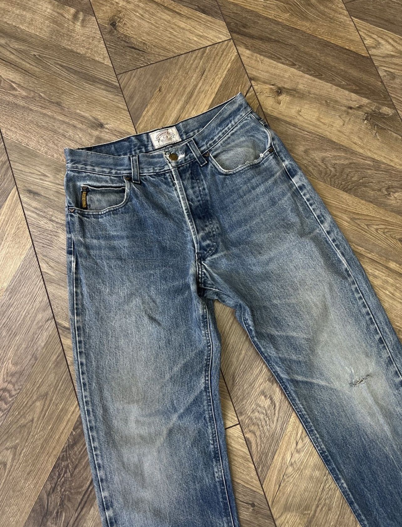 Armani × Emporio Armani × Vintage Vintage Armani Denim Blue Streetwear Jeans Size US 30 / EU 46 - 9 Thumbnail