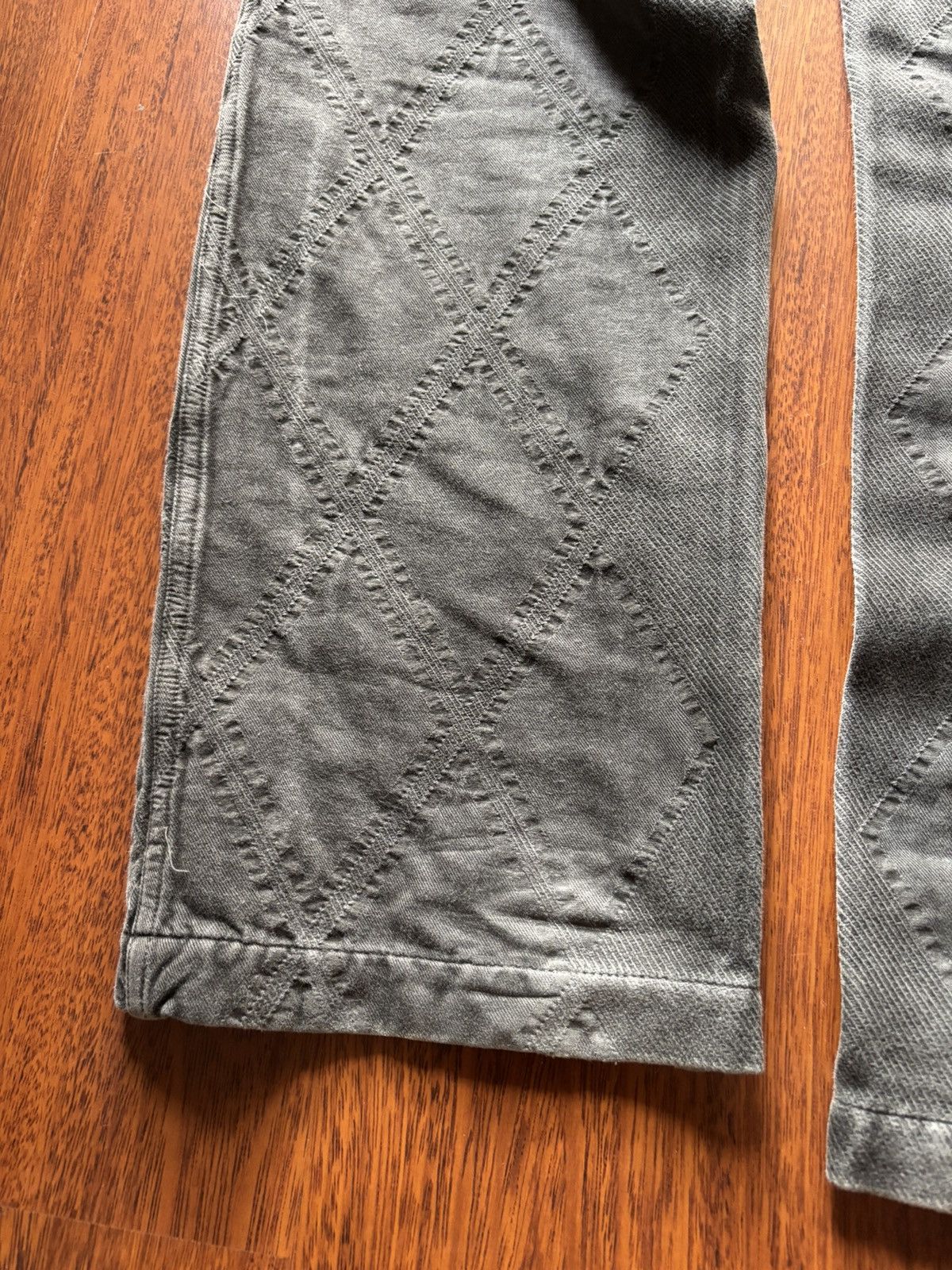Issey Miyake APOC by Issey Miyake cargo distressed embroidered pants Size US 34 / EU 50 - 5 Thumbnail