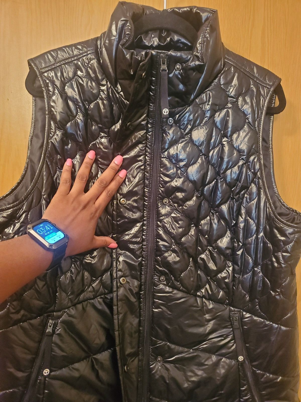 Talbots NWT T by Talbots High Shine High-Low Hem Quilted Puffer Vest Size XL / US 12-14 / IT 48-50 - 20 Thumbnail