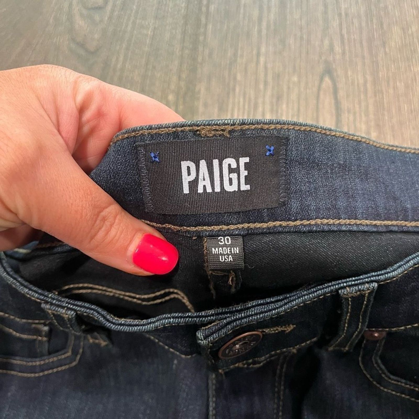 Paige Paige Jeans Mens Federal Slim Straight Jeans Cellar Size 30 Size US 30 / EU 46 - 8 Thumbnail
