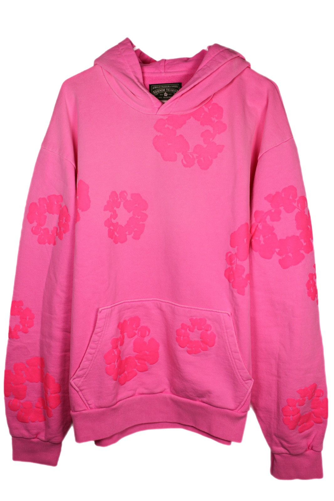 DENIM TEARS Mono Cotton Wreath Hoodie Pink Size US XL / EU 56 / 4 - 1 Thumbnail