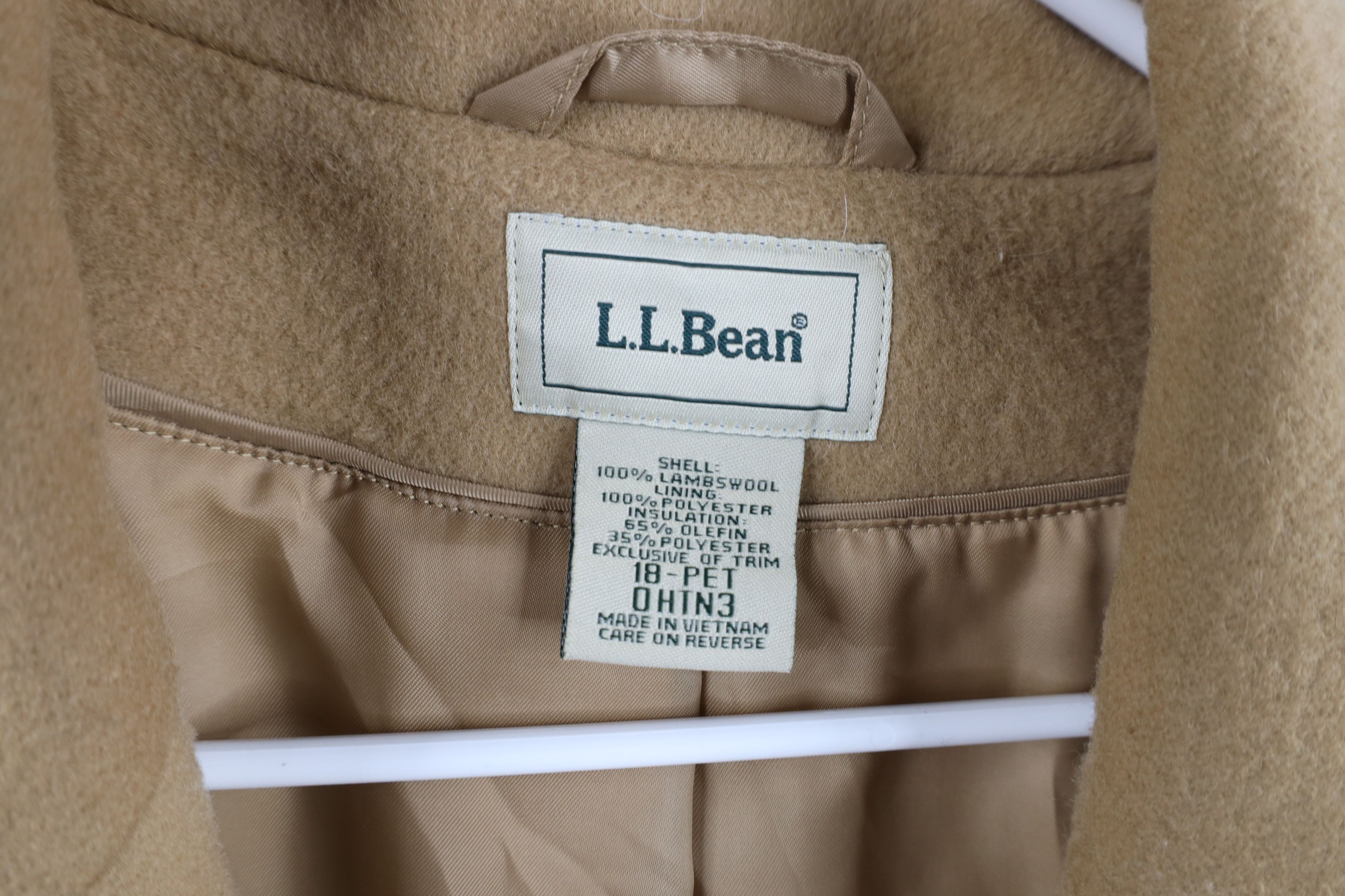 L.L. Bean × Vintage Vintage LL Bean Lambswool Full Length Overcoat Jacket Size XXL / US 16-18 / IT 52-54 - 8 Thumbnail