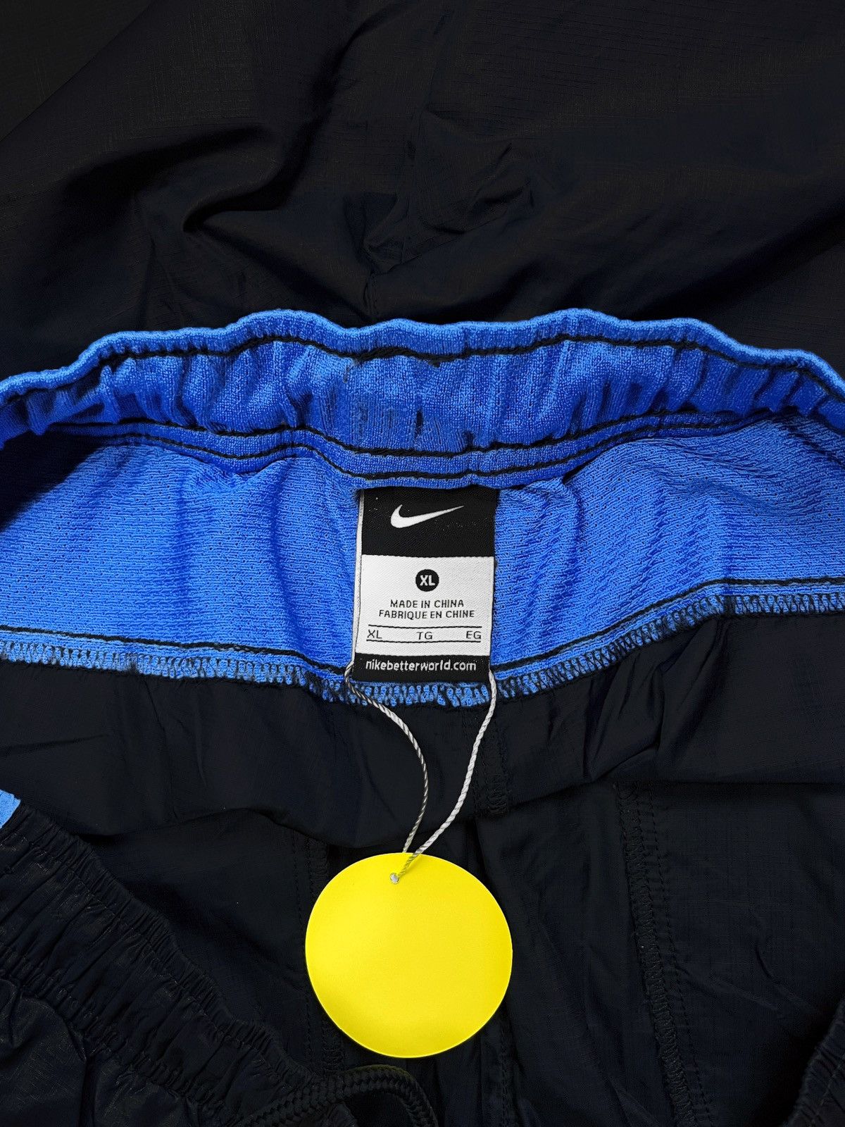 Nike 2013 Nike Two Tone Nylon Track Pants Regular Fit Size US 35 - 8 Thumbnail