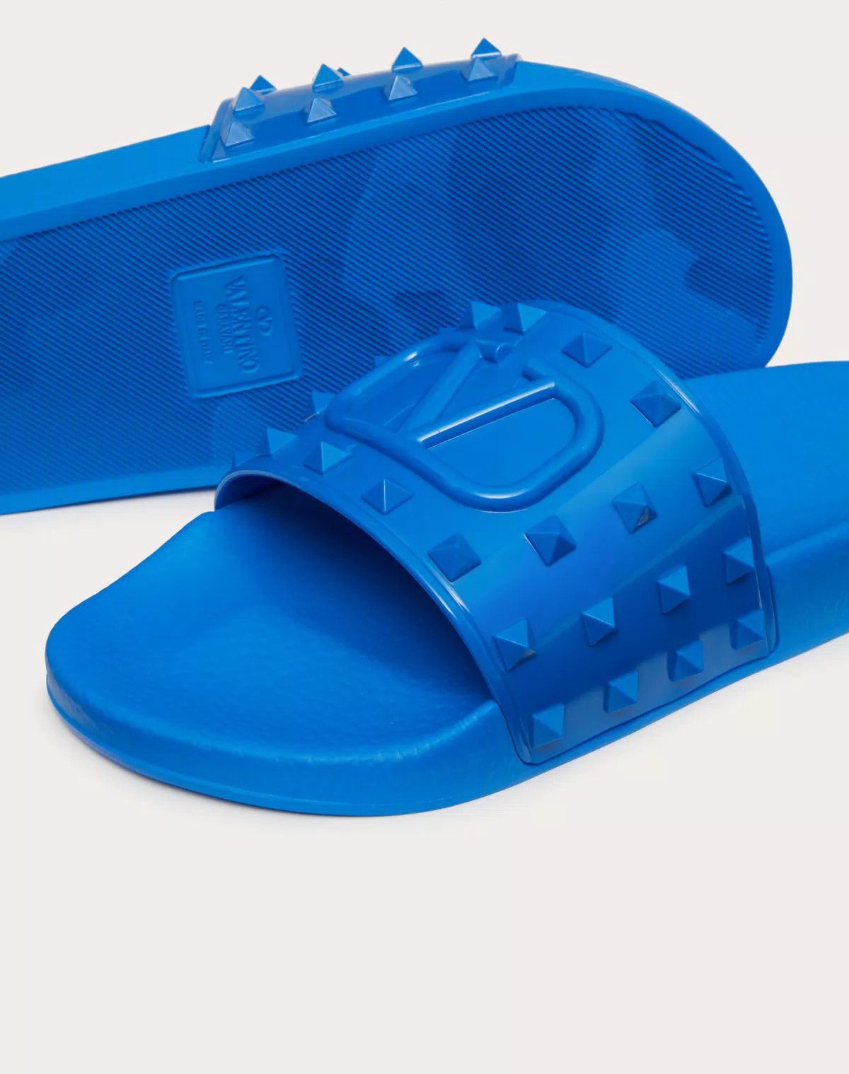 Valentino oc11z0625 Rubber Summer Slide Sandal in Blue Size US 8 / EU 41 - 5 Thumbnail