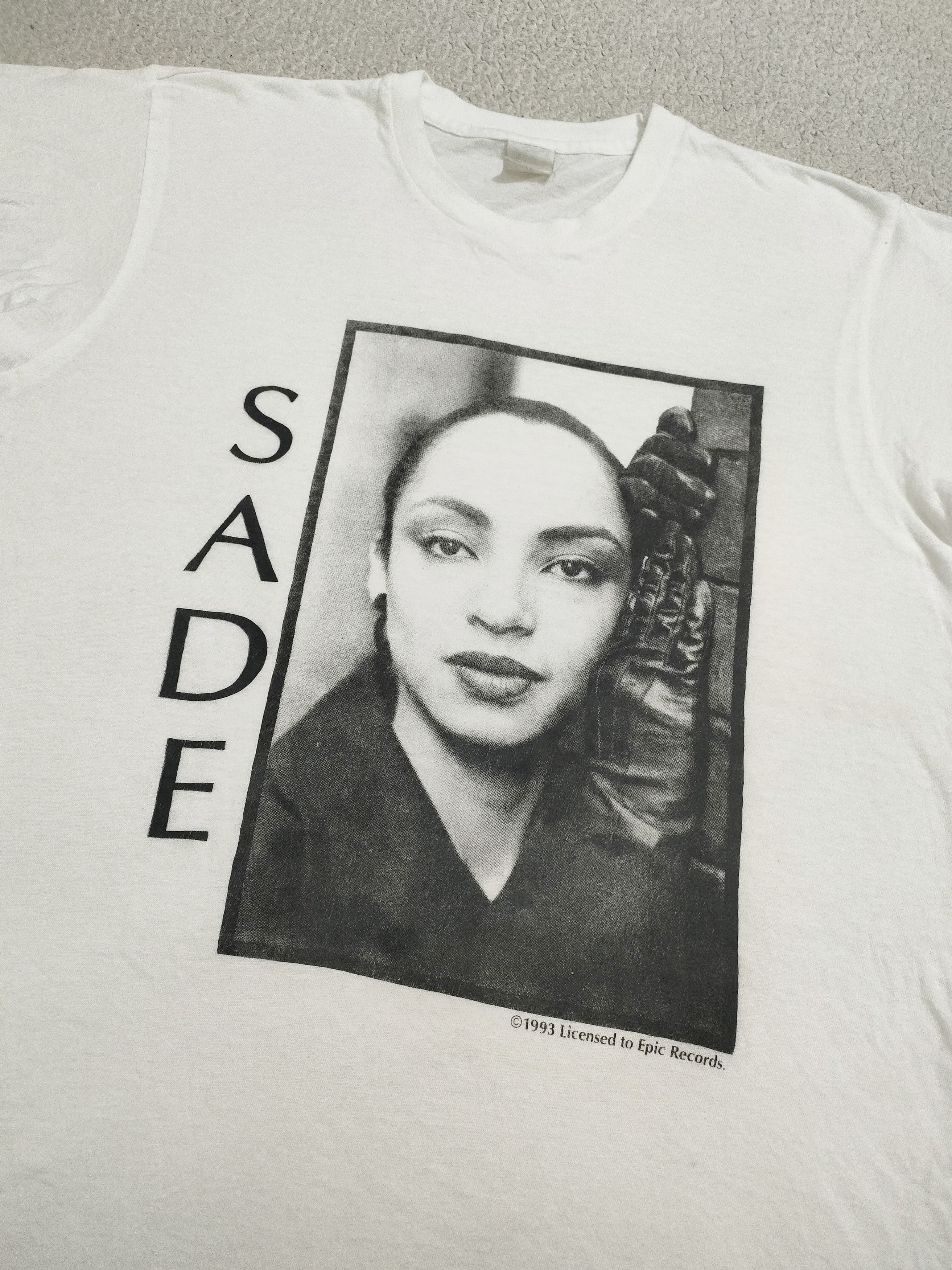 Band Tees 90s SADE Vintage T-Shirt Size US L / EU 52-54 / 3 - 2 Thumbnail