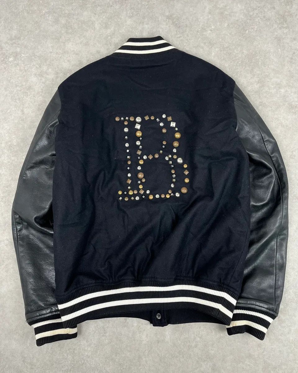 Pierre Balmain FW2014 Pierre Balmain Black Leather Studded Bomber Jacket Size US M / EU 48-50 / 2 - 2 Thumbnail