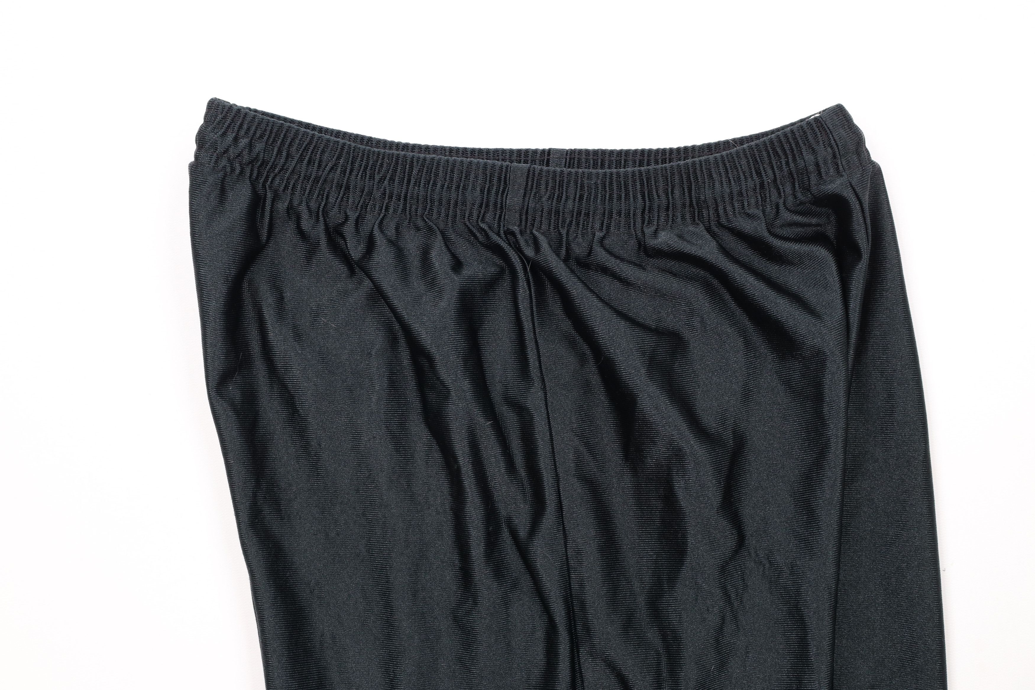 Vintage Vintage 90s Streetwear Silky Nylon Above Knee Shorts Black Size US 32 / EU 48 - 6 Thumbnail