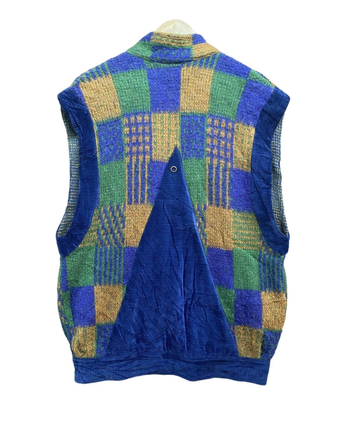 Designer × Vintage Vintage Creola Vests like Patchwork Wool Size US M / EU 48-50 / 2 - 3 Thumbnail