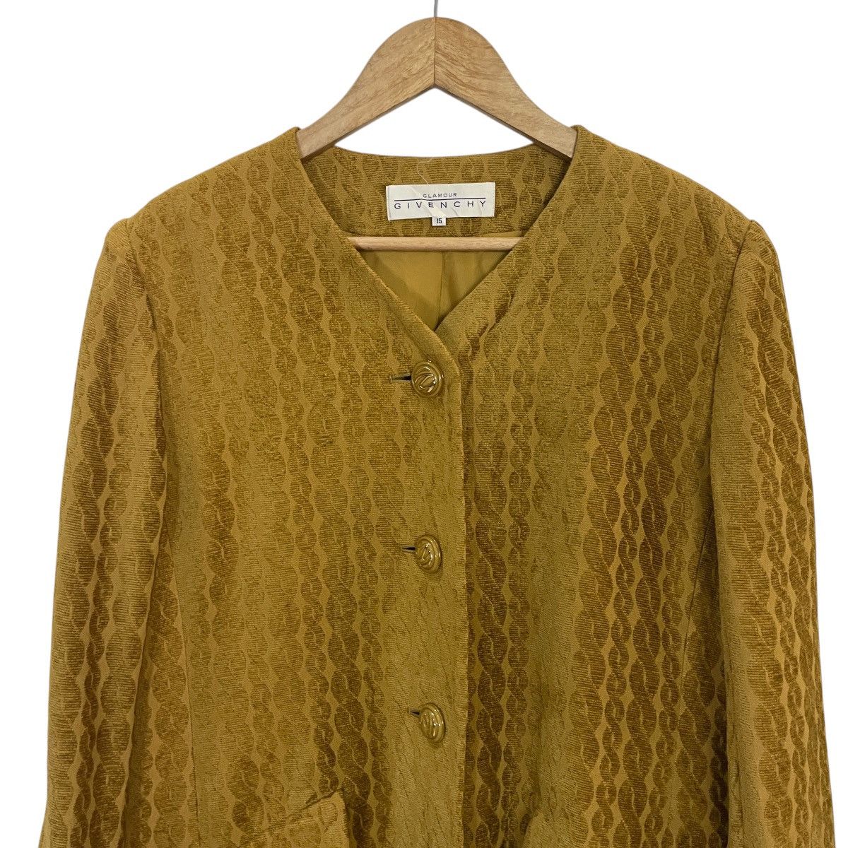 Givenchy Vintage Givenchy Glamour Tweed Jacket Size XL / US 12-14 / IT 48-50 - 4 Thumbnail