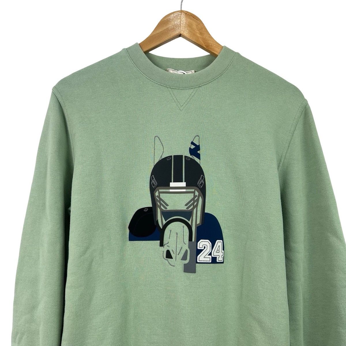 Hermes Hermès "Quarterb'H" crewneck sweatshirt Size XS / US 0-2 / IT 36-38 - 4 Thumbnail