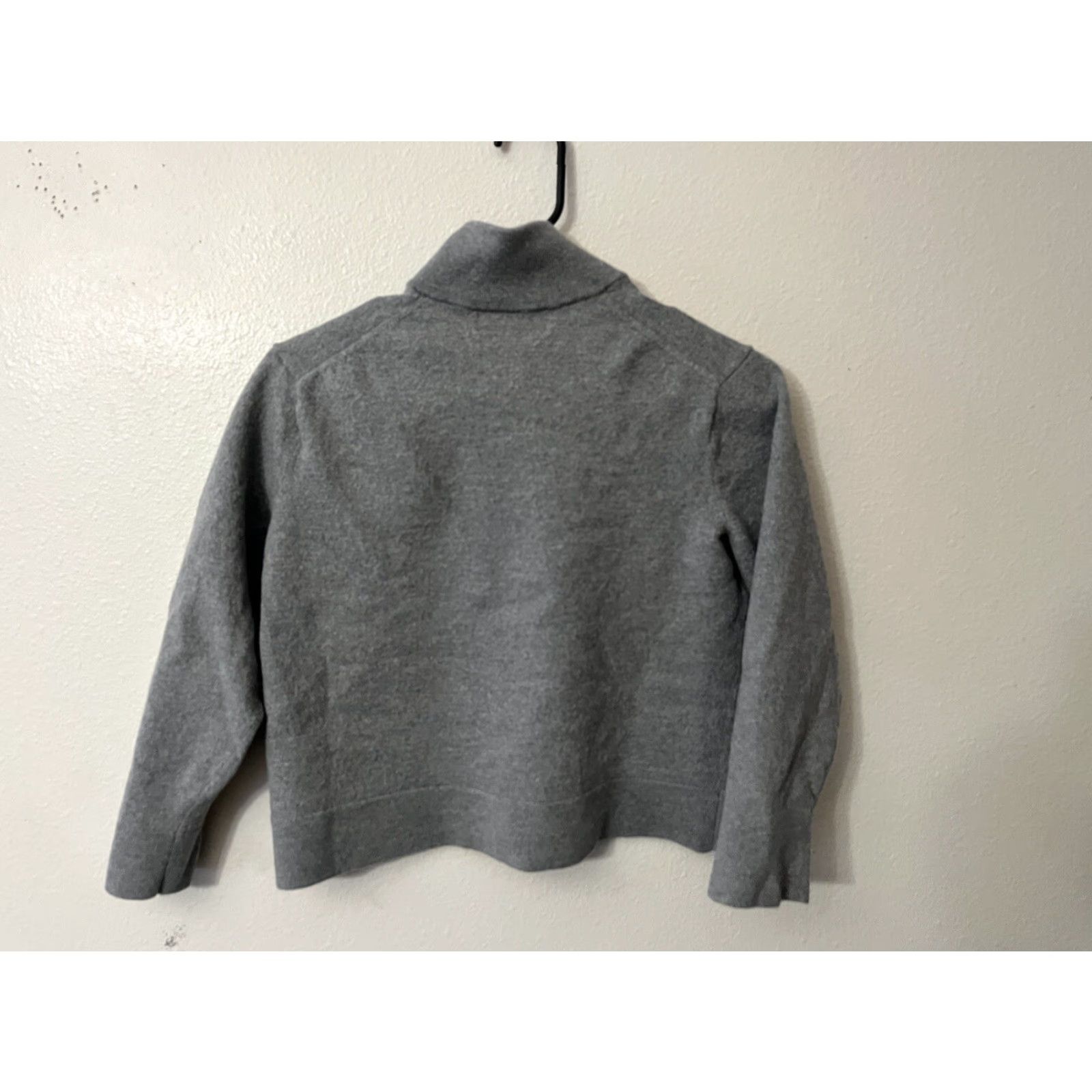 Banana Republic Banana Republic Sweater Men XL Gray Italian Merino Yarn 1/4 Zip Pullover Knit Wool Size US XL / EU 56 / 4 - 3 Thumbnail