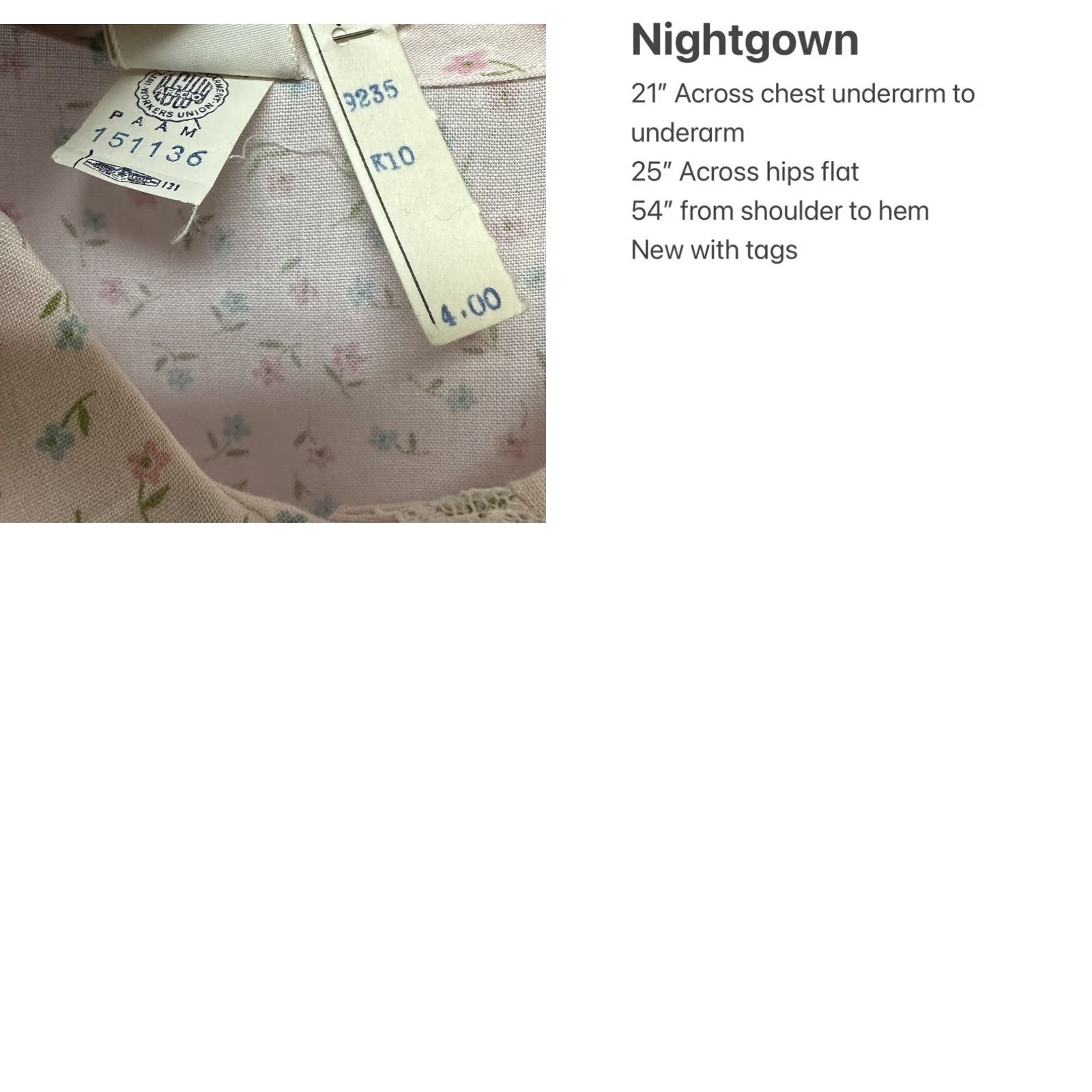 Vintage VINTAGE Dora Gottlieb Nightgown Shirt? Size S / US 4 / IT 40 - 8 Thumbnail
