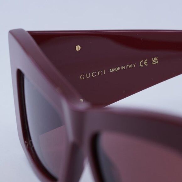 Gucci 🕶️ New Gucci GG1842S 005 Sunglasses - Burgundy Frame, Red Size ONE SIZE - 7 Thumbnail