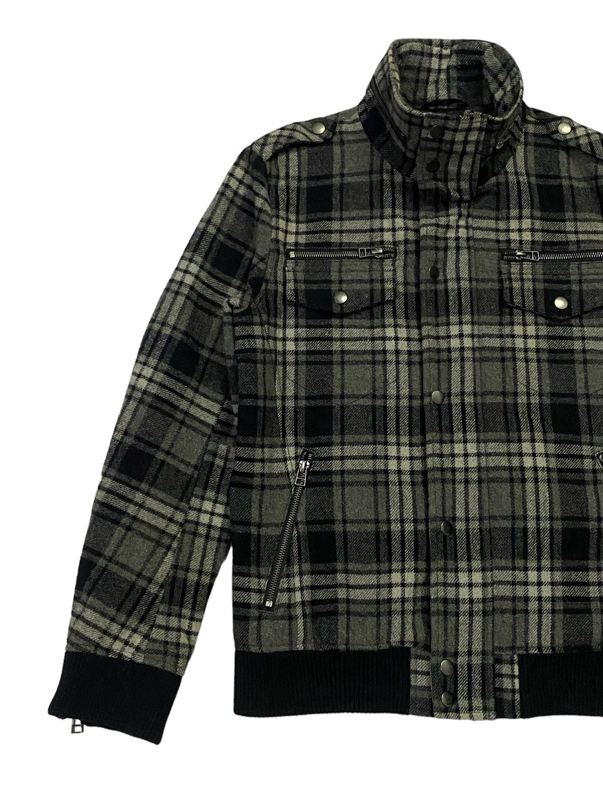 If Six Was Nine × Japanese Brand × semanticdesign SemanticDesign Checkered Wool Jacket Size US L / EU 52-54 / 3 - 19 Thumbnail
