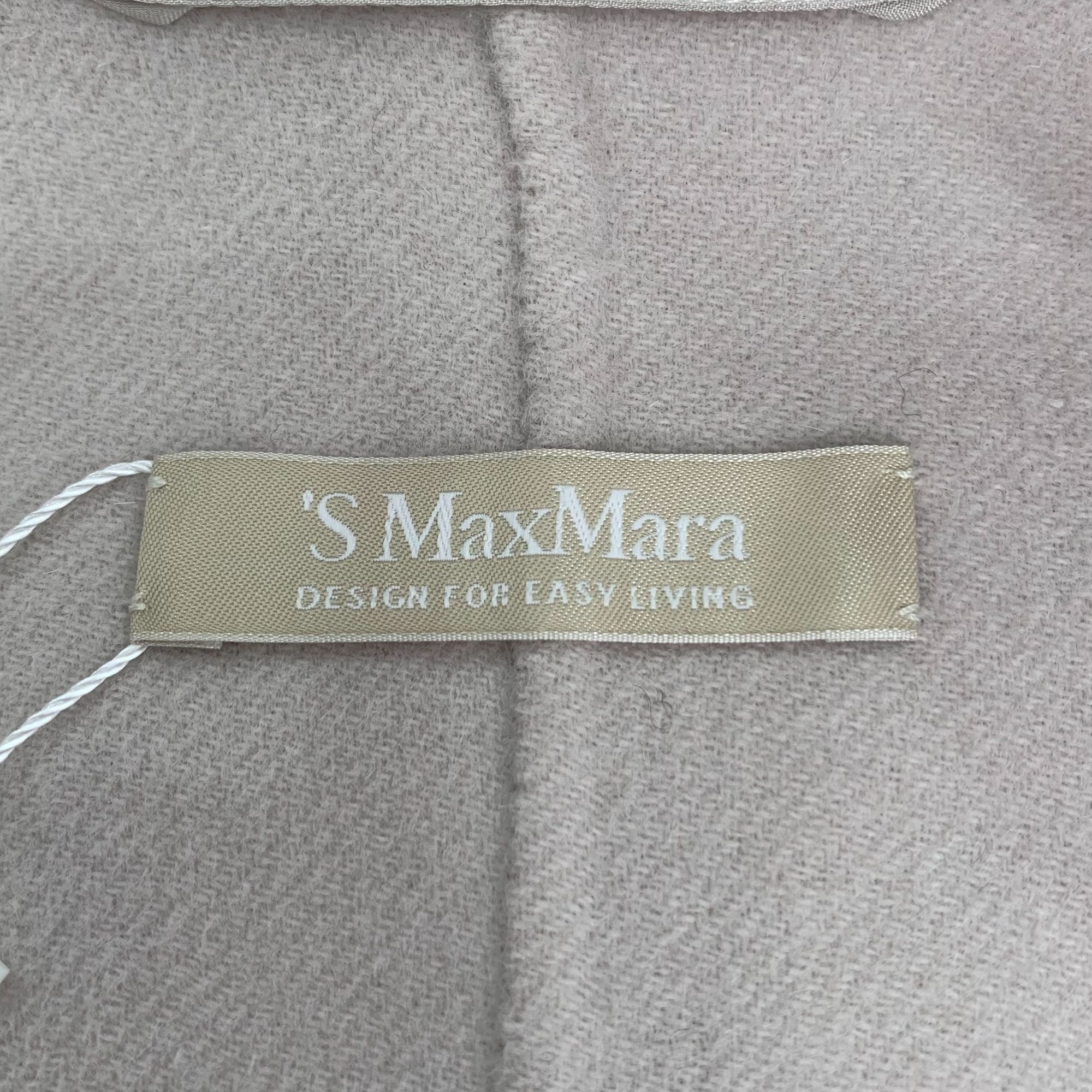 Max Mara H10210 Max Mara Wool-Blend Double-Breasted Coat Beige Size M / US 6-8 / IT 42-44 - 6 Thumbnail