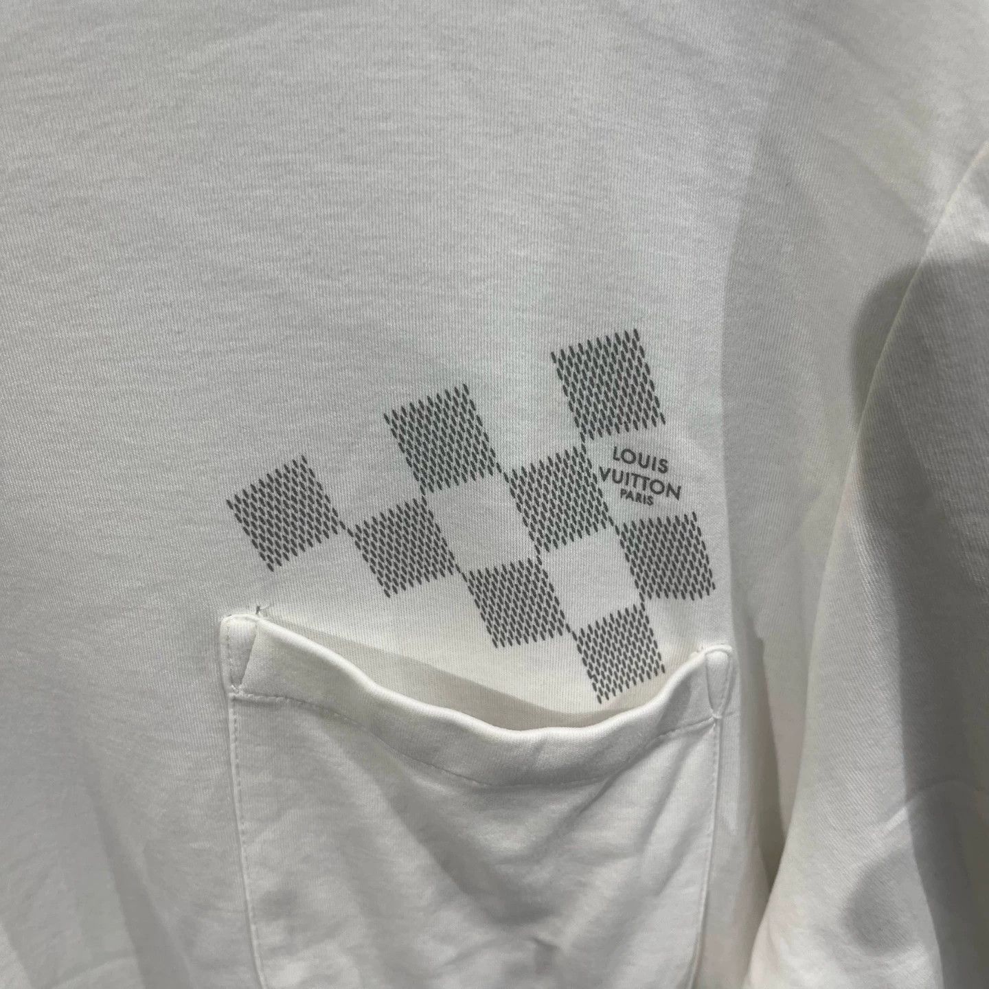 Louis Vuitton Louis Vuitton Damier Slogan T-shirt L 95 New Size US L / EU 52-54 / 3 - 4 Thumbnail