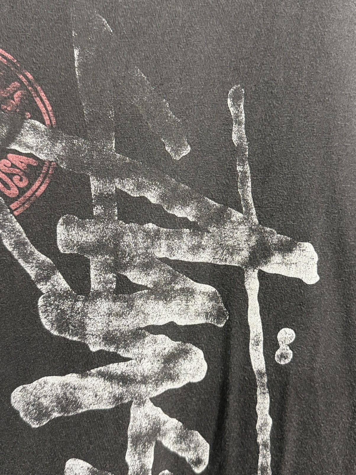 Stussy Thrashed Vintage 90s Stussy Signs Made In Usa Sun Faded Tee Size US M / EU 48-50 / 2 - 5 Thumbnail