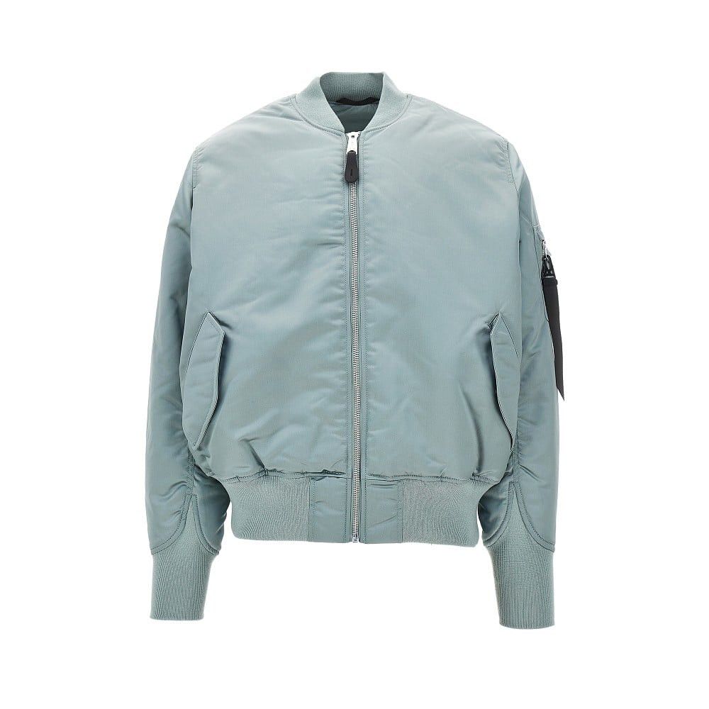 Alpha Industries Reversible Ma-1 Base Flight Jacket in Blue, Men's