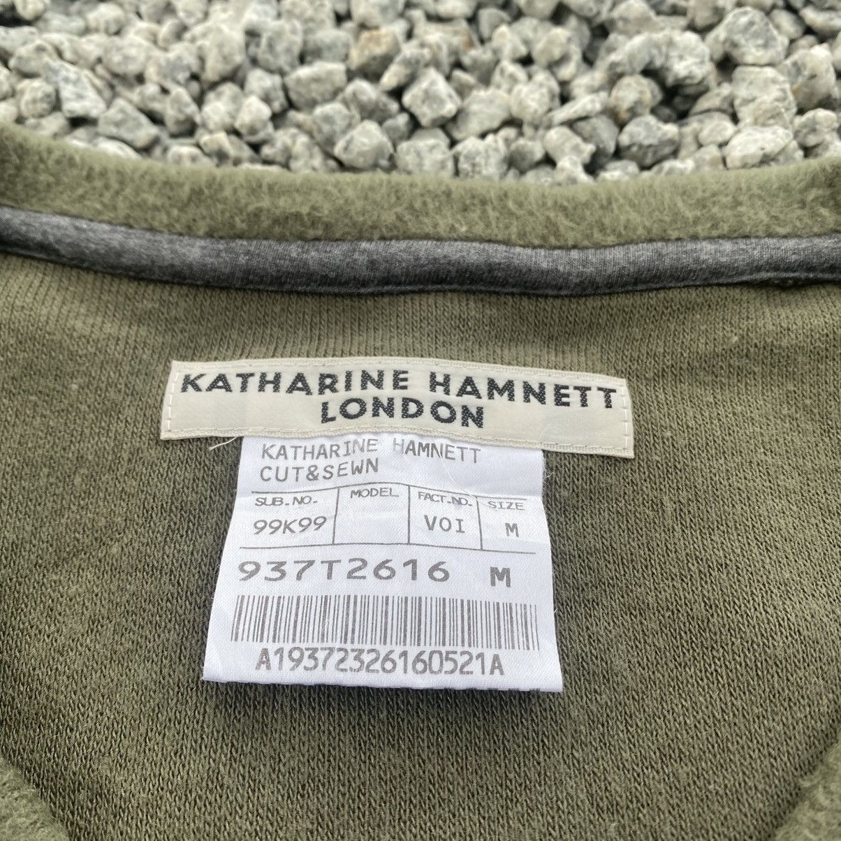 Katharine Hamnett London 1990s KATHARINE HAMNETT Kurt Kobain Mohair Green sweatshirt Size US M / EU 48-50 / 2 - 8 Thumbnail