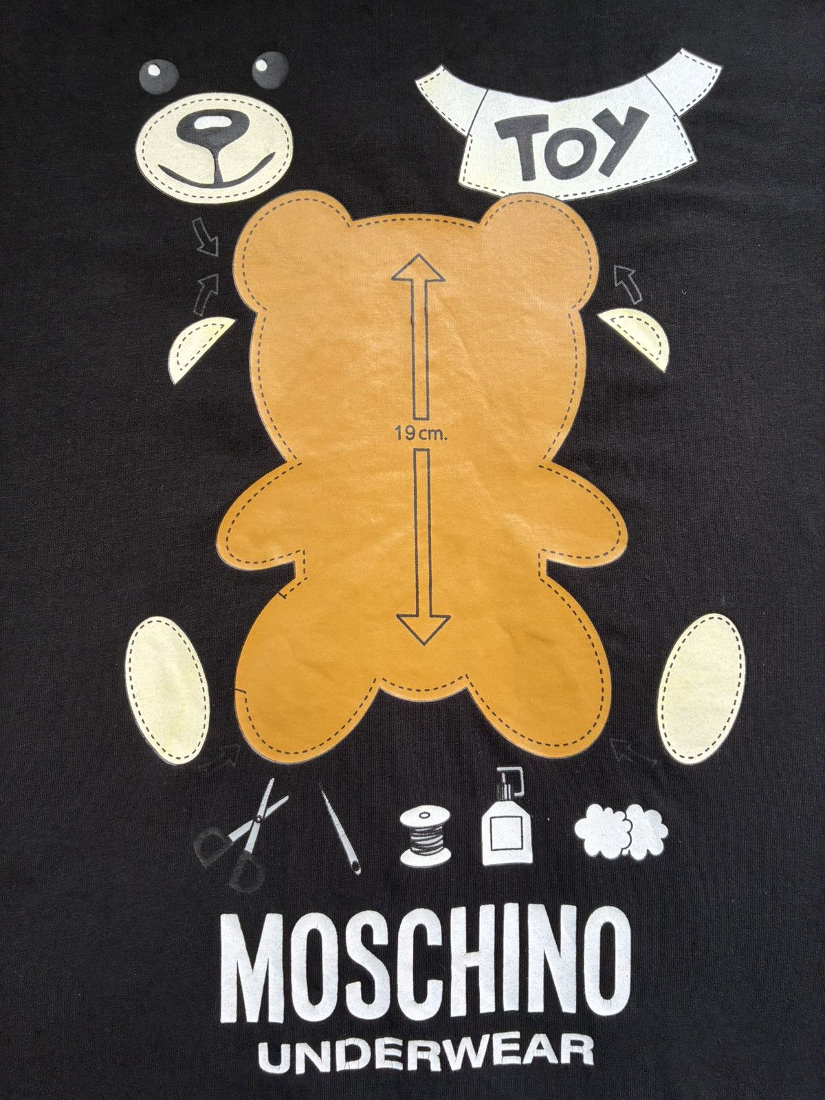 Moschino Moschino Underwear Teddy Bear Tee Size US XL / EU 56 / 4 - 5 Thumbnail