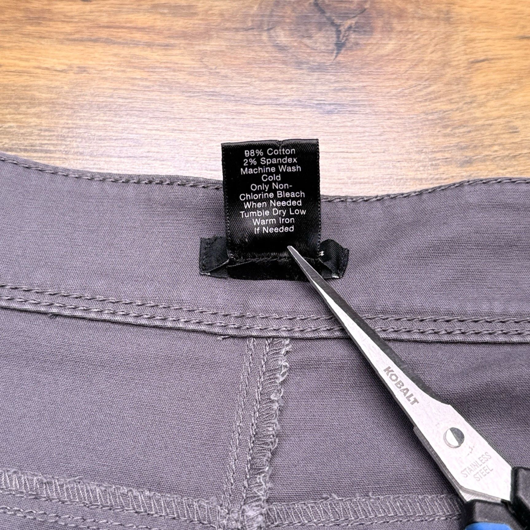 Ann Taylor Ann Taylor Pencil Skirt 10 Gray Stretch Cotton Career Size 32" / US 10 / IT 46 - 4 Thumbnail