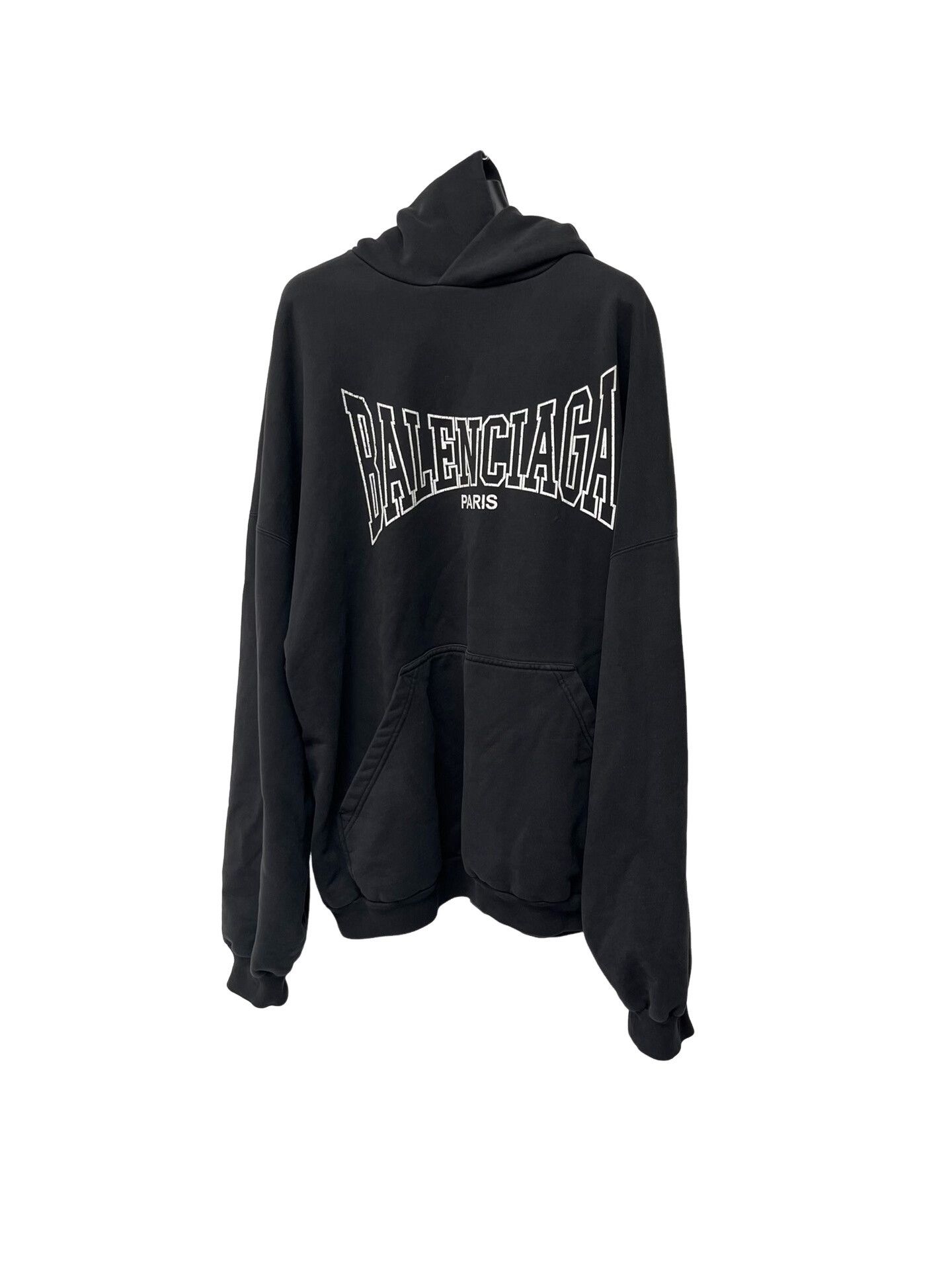 Balenciaga Balenciaga Arched Logo Hoodie Size M Size US M / EU 48-50 / 2 - 1 Thumbnail