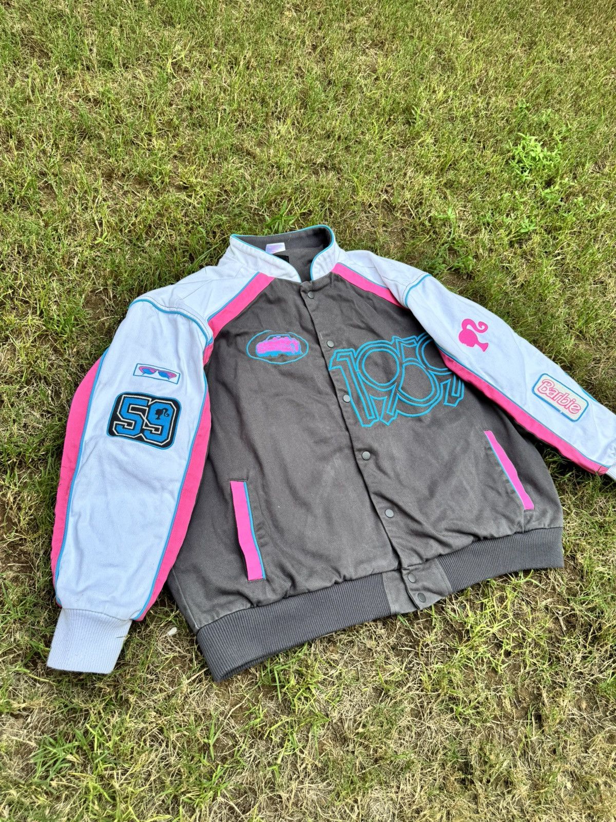 Vintage 1995 Limited Edition Barbie varsity jacket Size US M / EU 48-50 / 2 - 3 Thumbnail