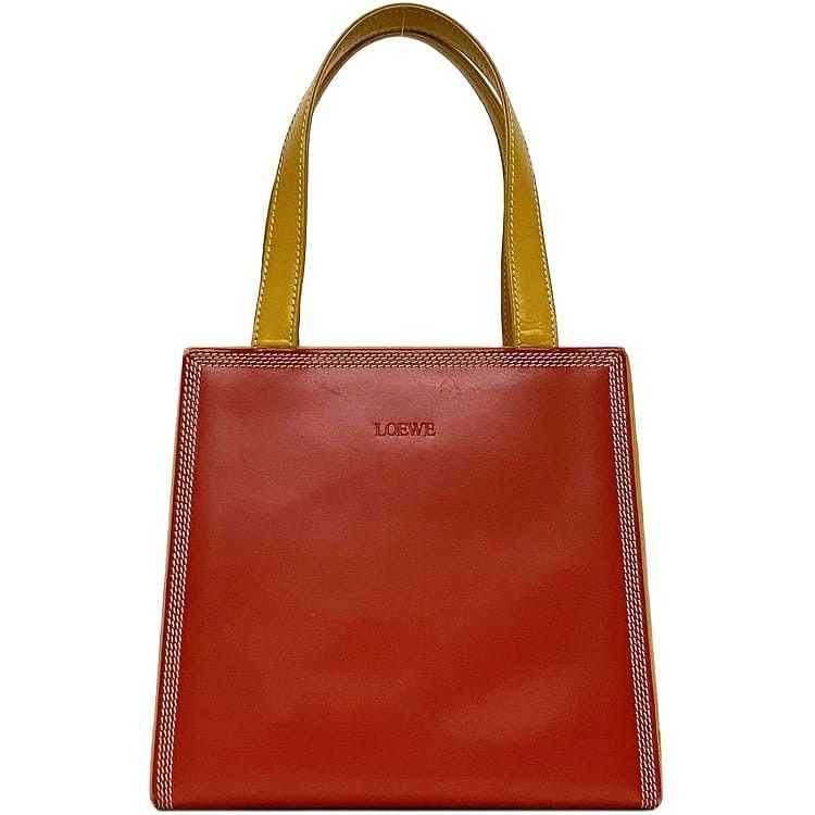 Loewe LOEWE Handbag Red Leather Size ONE SIZE - 1 Thumbnail