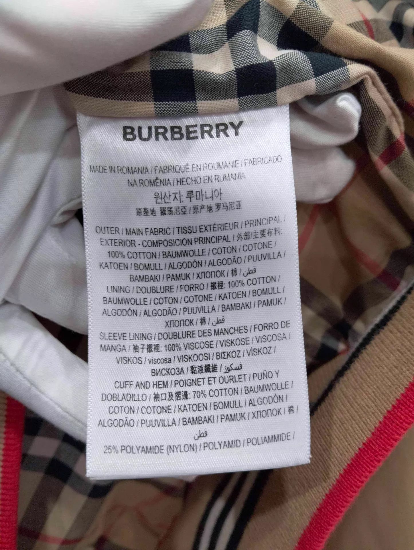 Burberry Burberry striped logo long sleeve jacket size 50 98 new Size US M / EU 48-50 / 2 - 5 Thumbnail