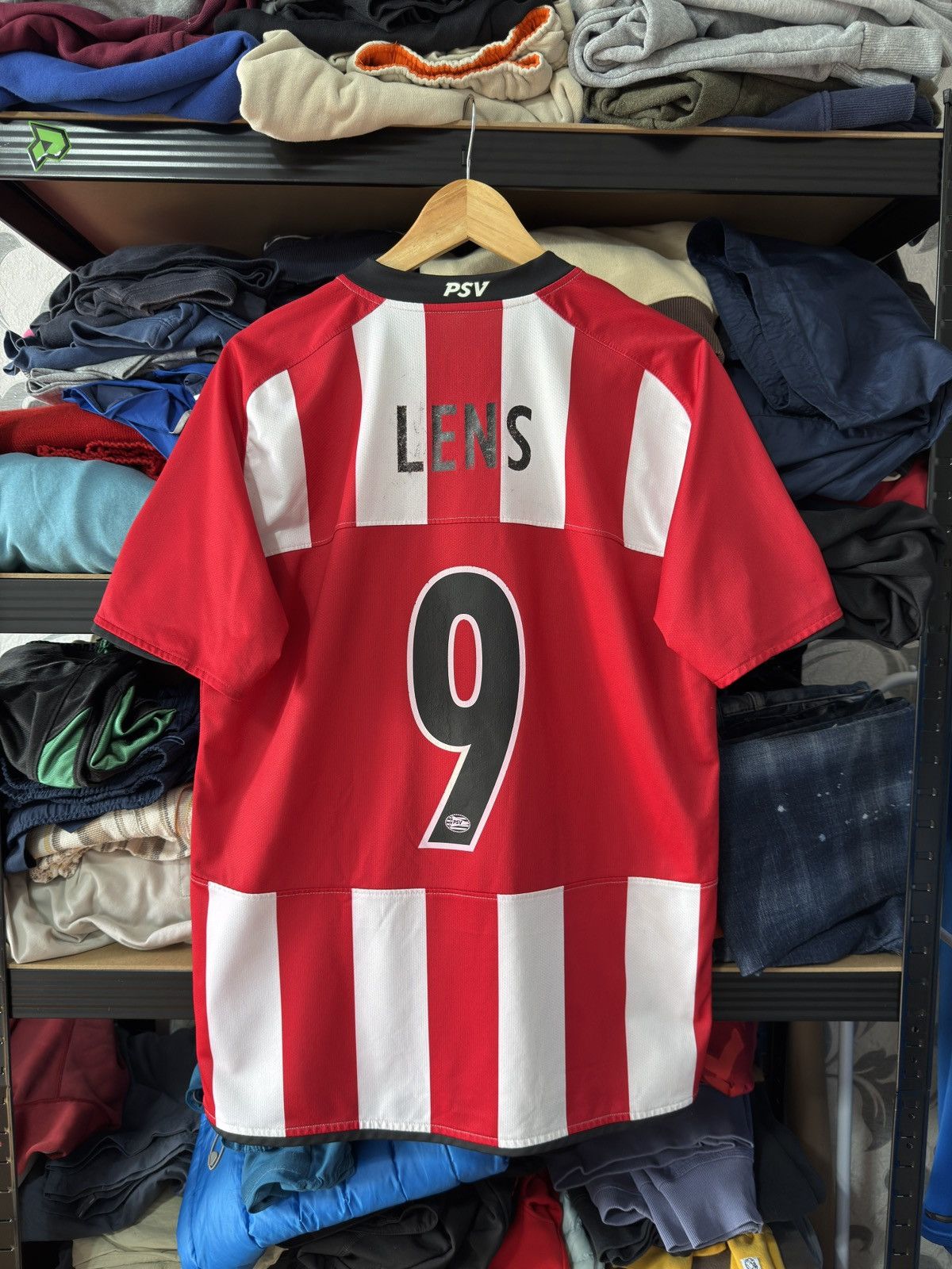 Nike × Vintage Vintage Nike PSV Eindhoven 2009/10 Home Shirt Soccer Jersey Size US M / EU 48-50 / 2 - 9 Thumbnail