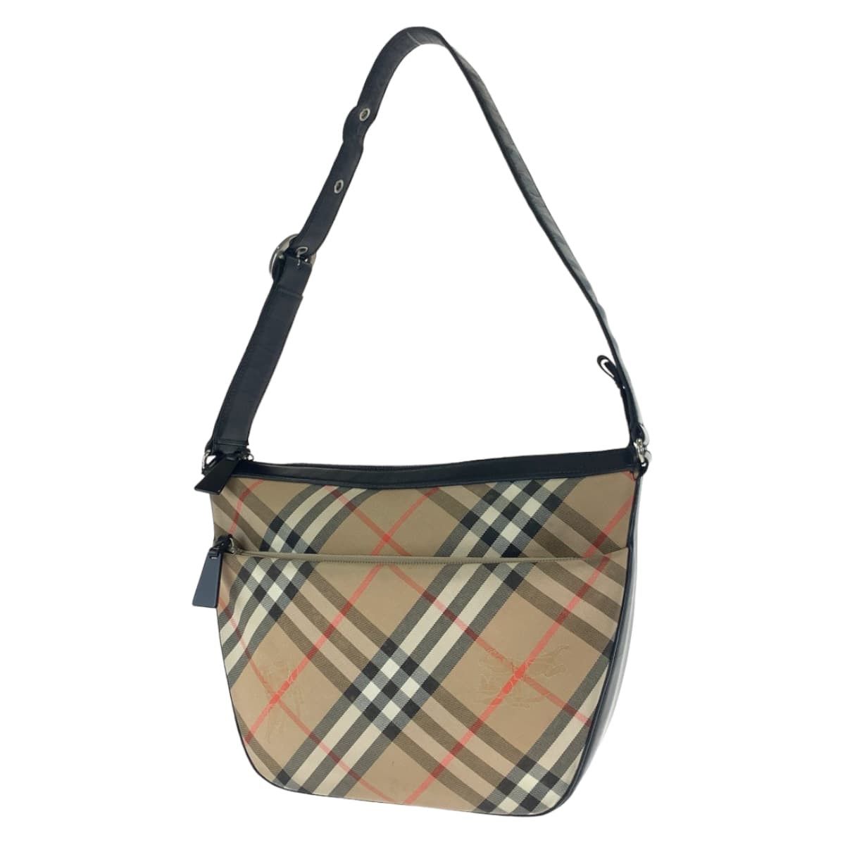 Burberry Burberry Burberry Nova Check Canvas/Leather Shoulder Bag 405445 Canvas Crossbody Bag 405445 in Very Good Condition Size ONE SIZE - 1 Thumbnail