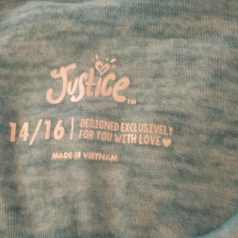 Designer Justice T Shirt Size 14/16 Size US XXS / EU 40 - 2 Thumbnail