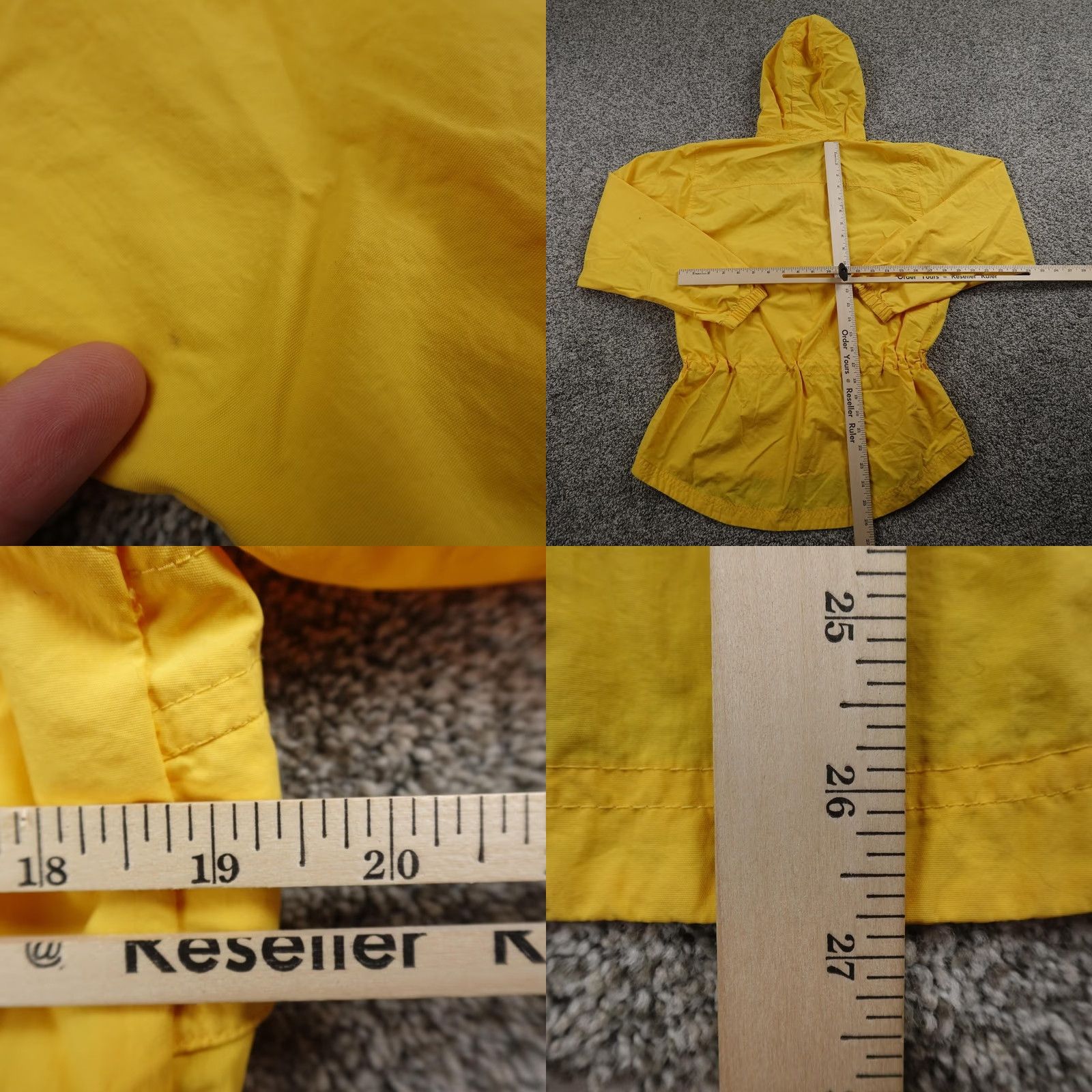 Vintage VINTAGE LL Bean Jacket Womens S Yellow Hooded Anorak Windbreaker Pullover Rain Coat Jacket/Coat Size S / US 4 / IT 40 - 8 Thumbnail