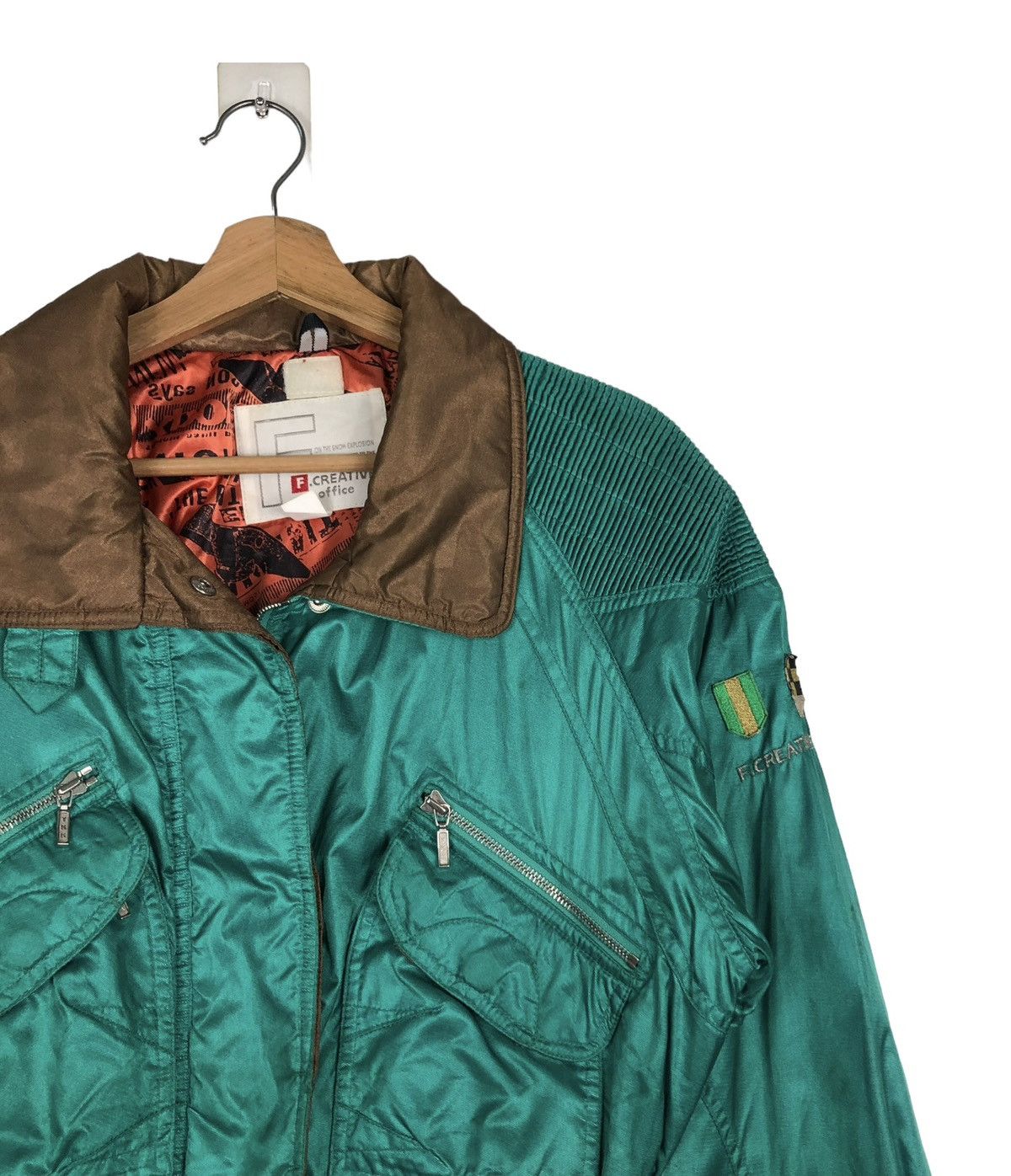 Japanese Brand 🔥VTG CROPPED SKI JACKET BONDAGE F CREATIVE ISSEY MIYAKE Size US L / EU 52-54 / 3 - 6 Thumbnail